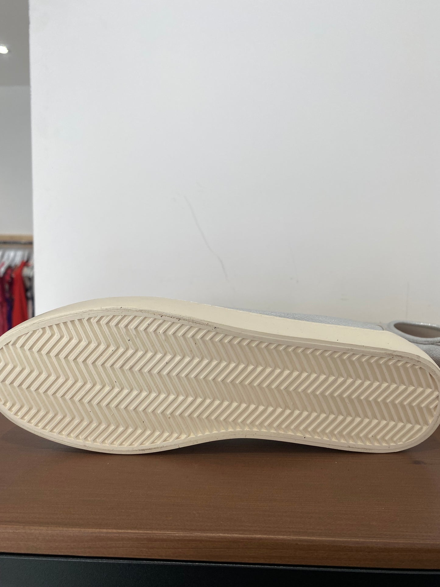 White Stuff Silver Pumps Size 6