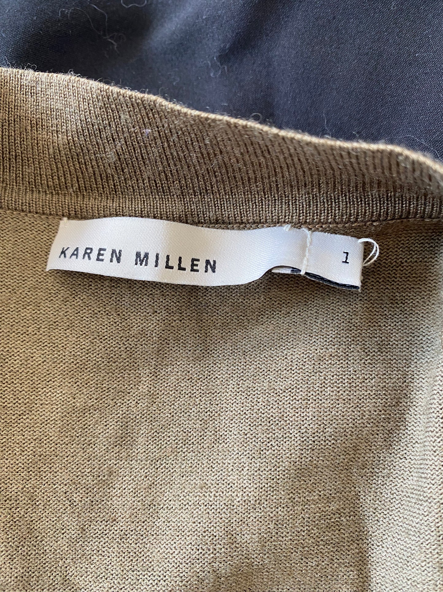 Karen Millen khaki dress size 8