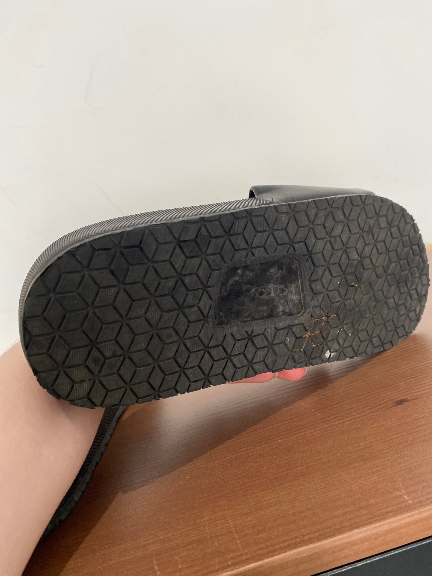 Polo Ralph Lauren Polo Black Cayson Sliders Size 4.5