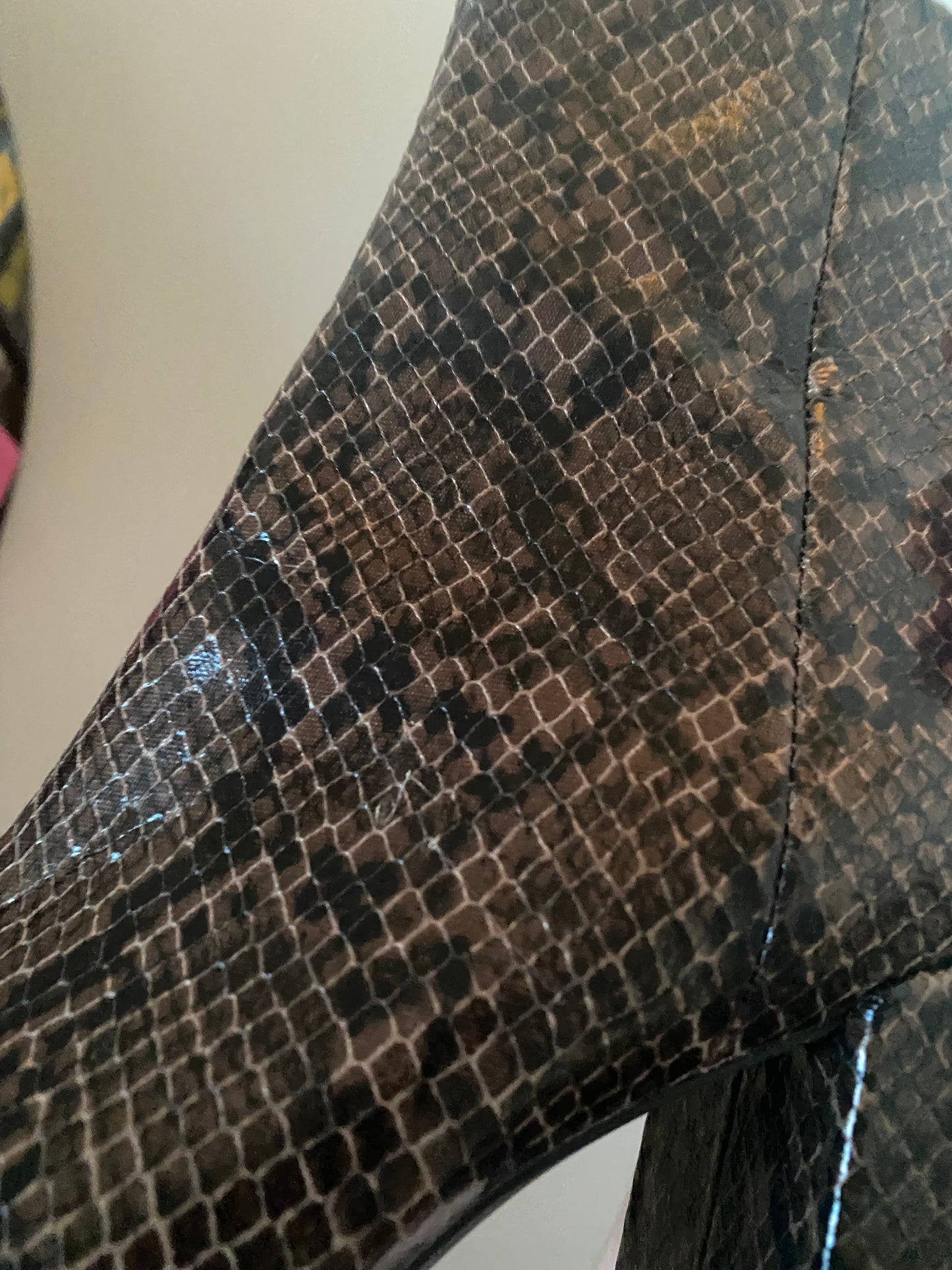 Zara snake ankle boots new size 3