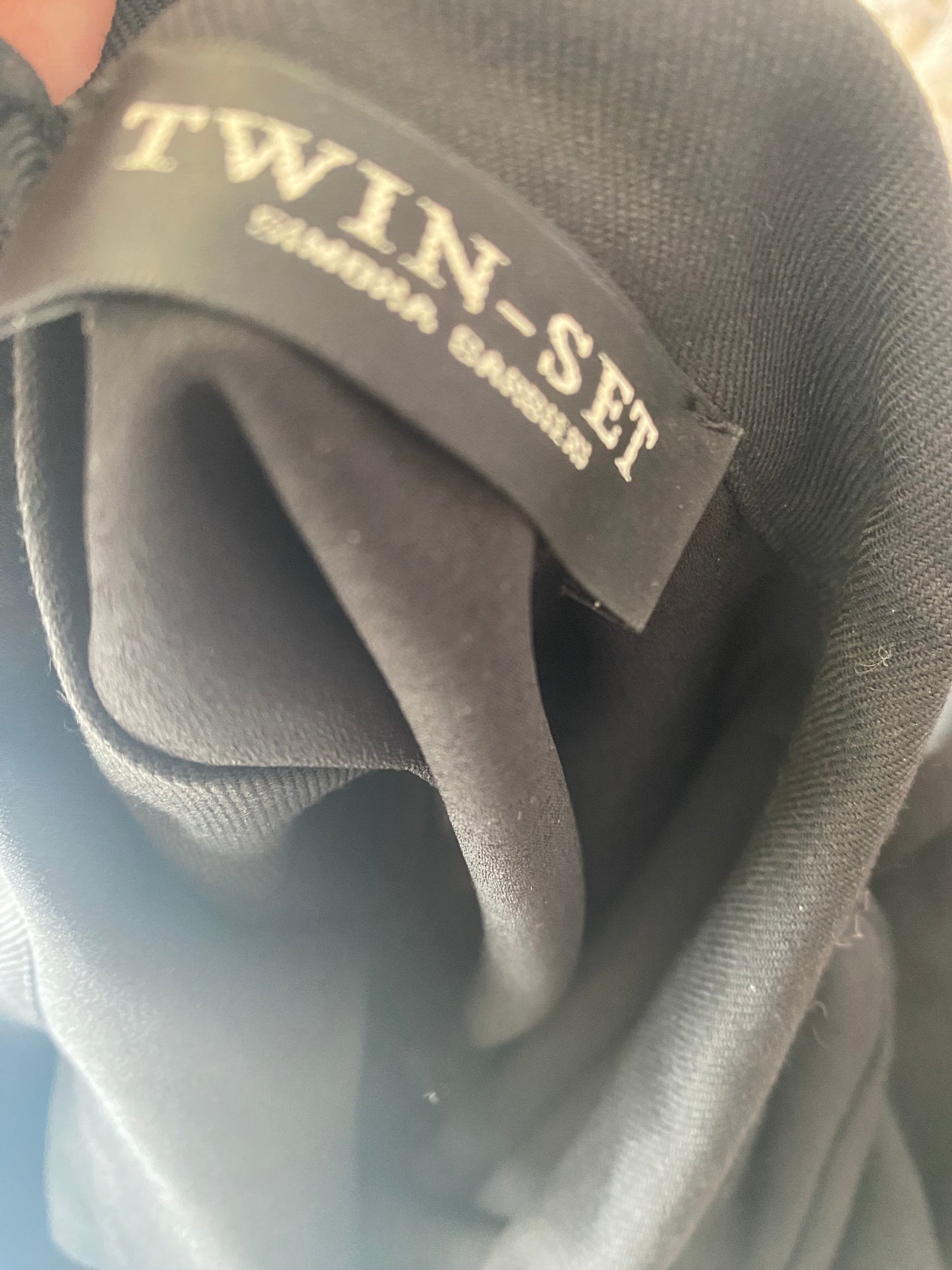 Twin Set beige lace dress size 12