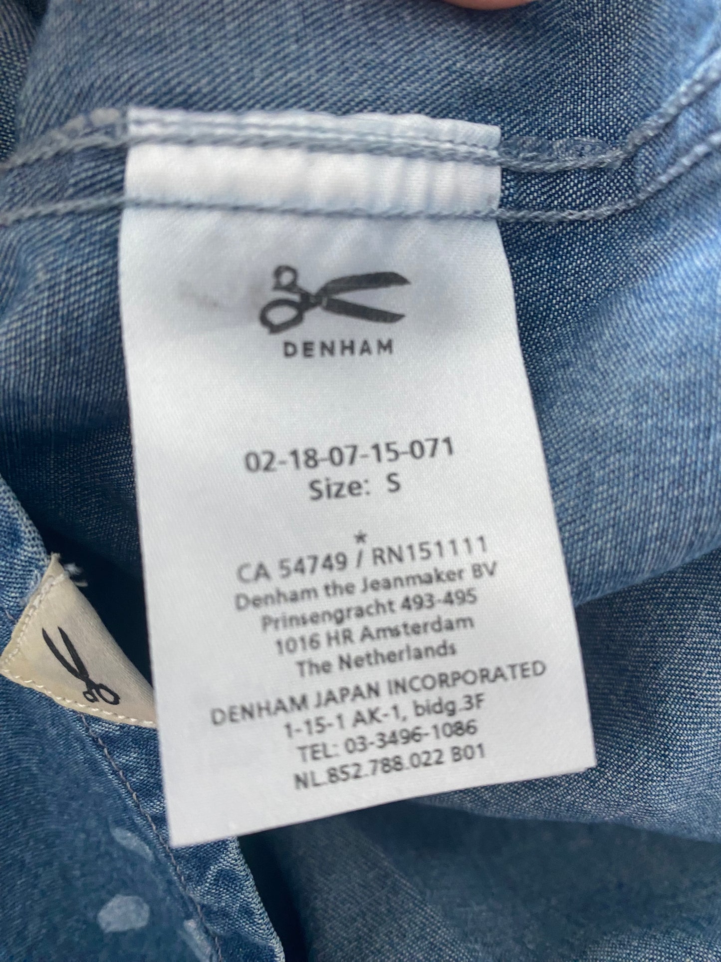 Denham denim dress size 8-10