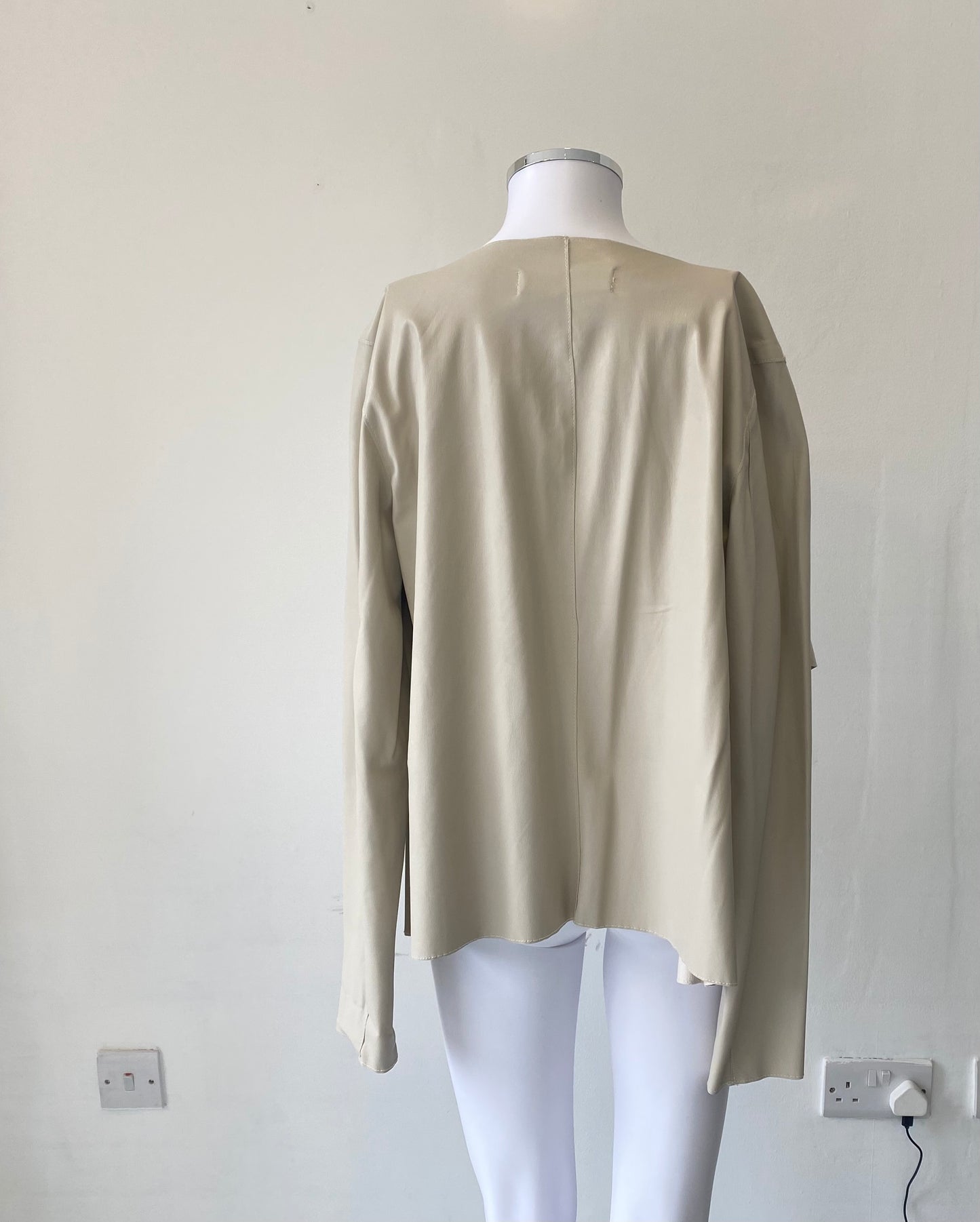 Noisy May Faux Leather Waterfall Jacket Size 12-14