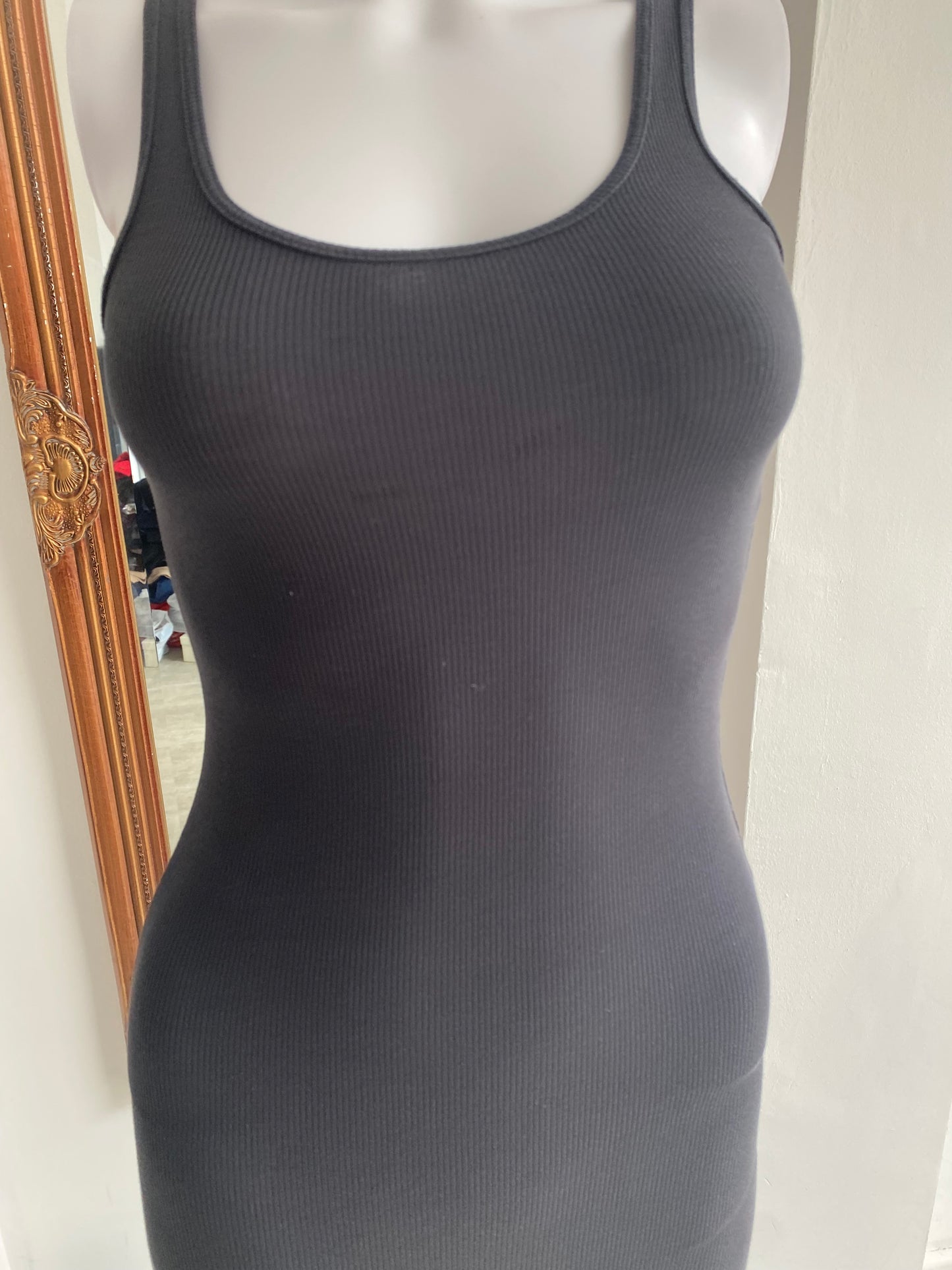 Weekday ribbed maxi dress size 6-8