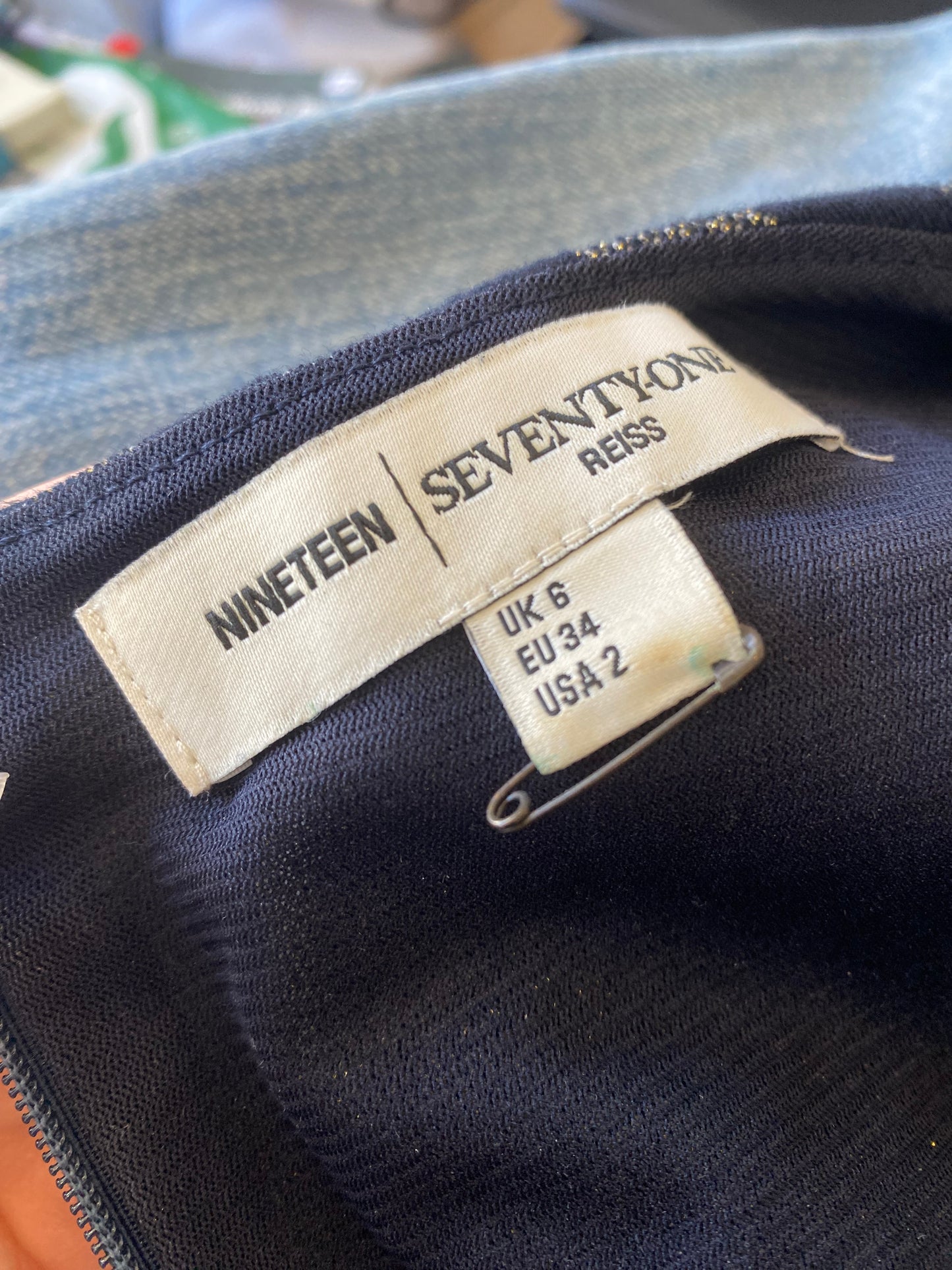 Reiss leopard print dress size 6