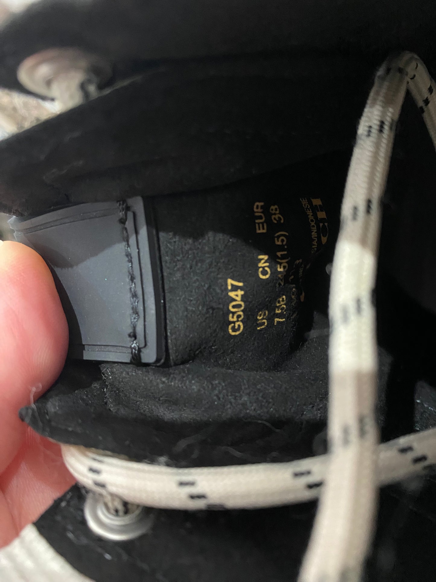 Coach City Sole Black Monogram Trainers Size 5