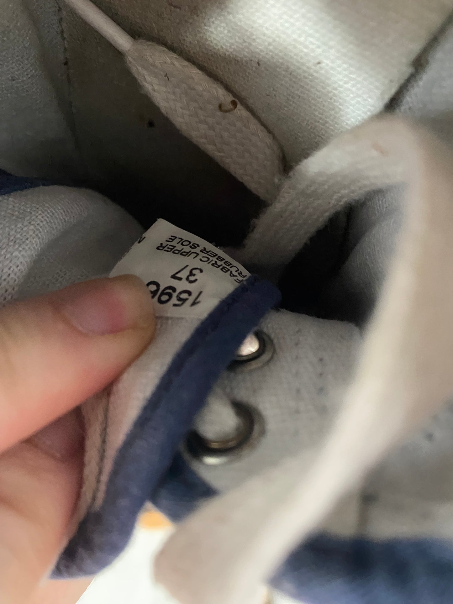 American Eagle Floral Print Canvas Trainers Size 4