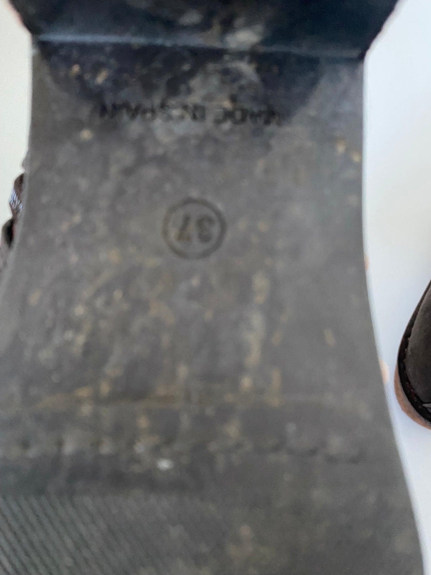 Alpe brown suede boots size 4