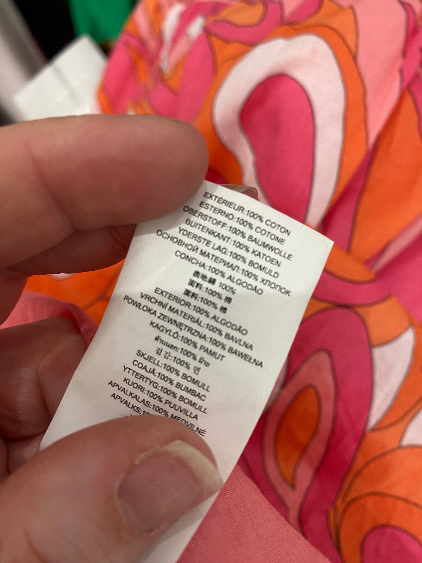 Michael Kors Orange Patterned Dress Size 8-10