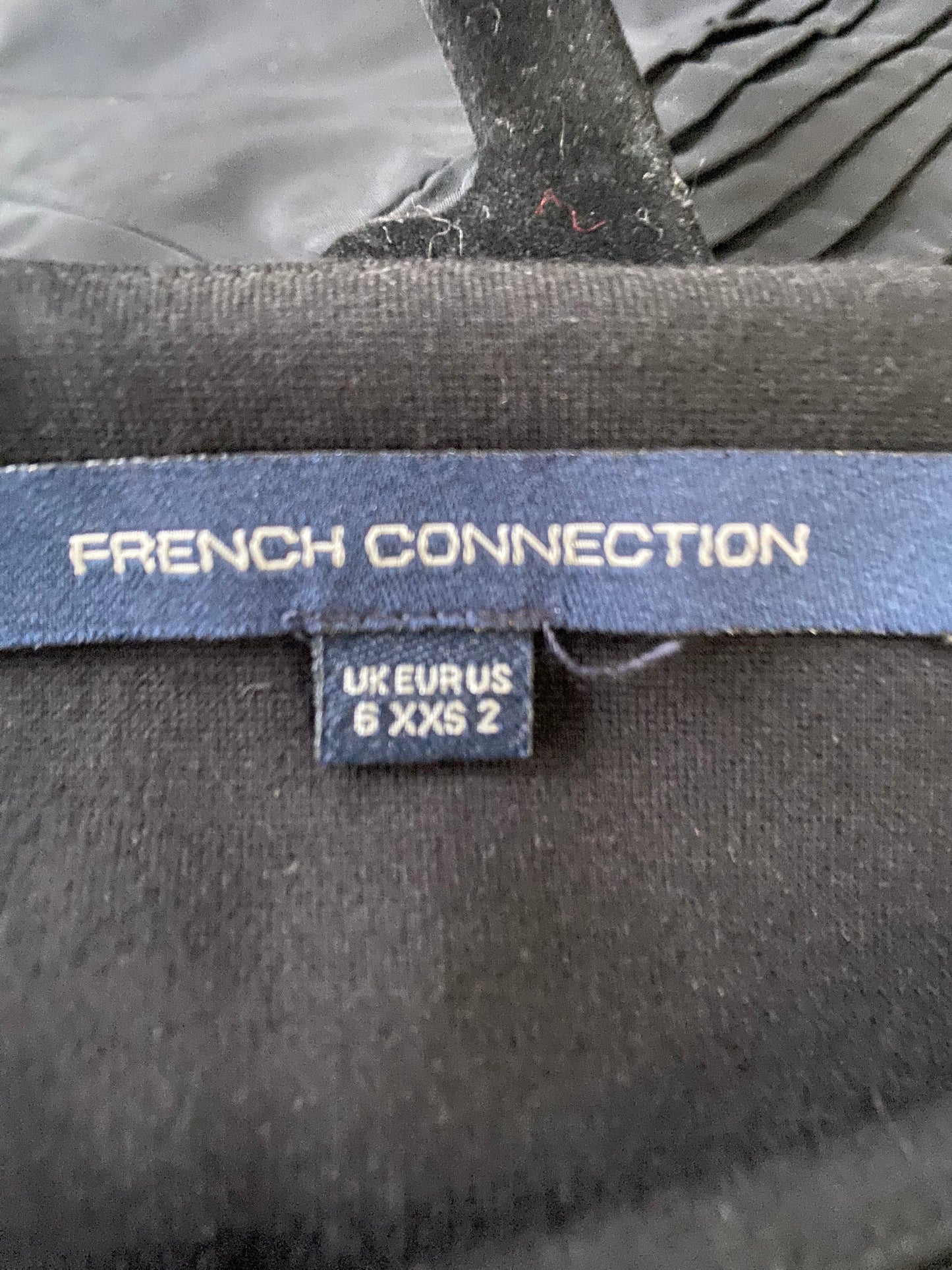 French Connection Black Shift Dress Size 6-8