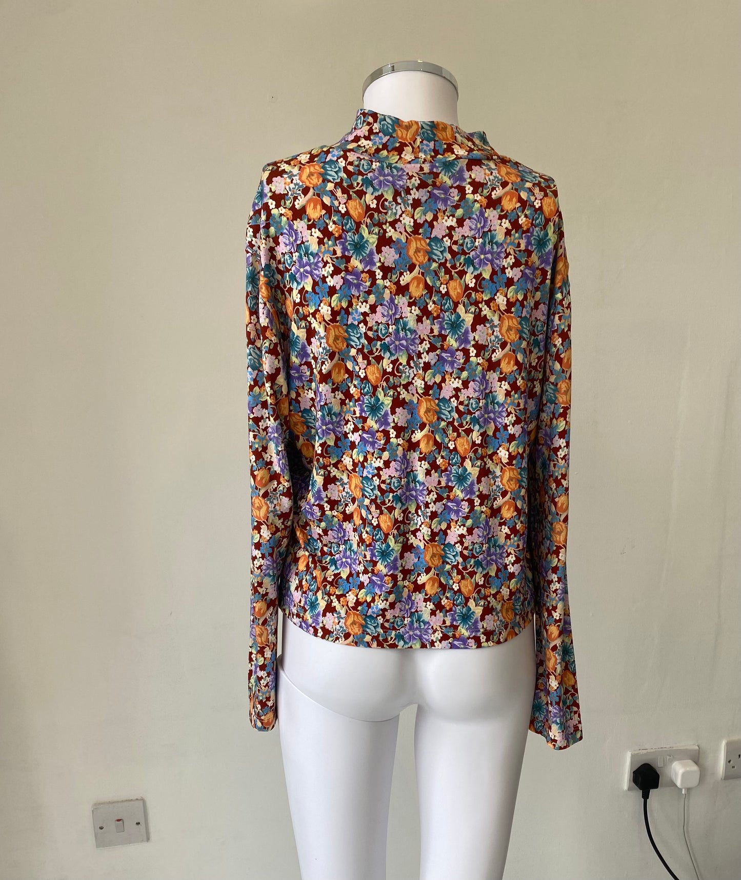 Rixo Floral Print Top Size 12-14