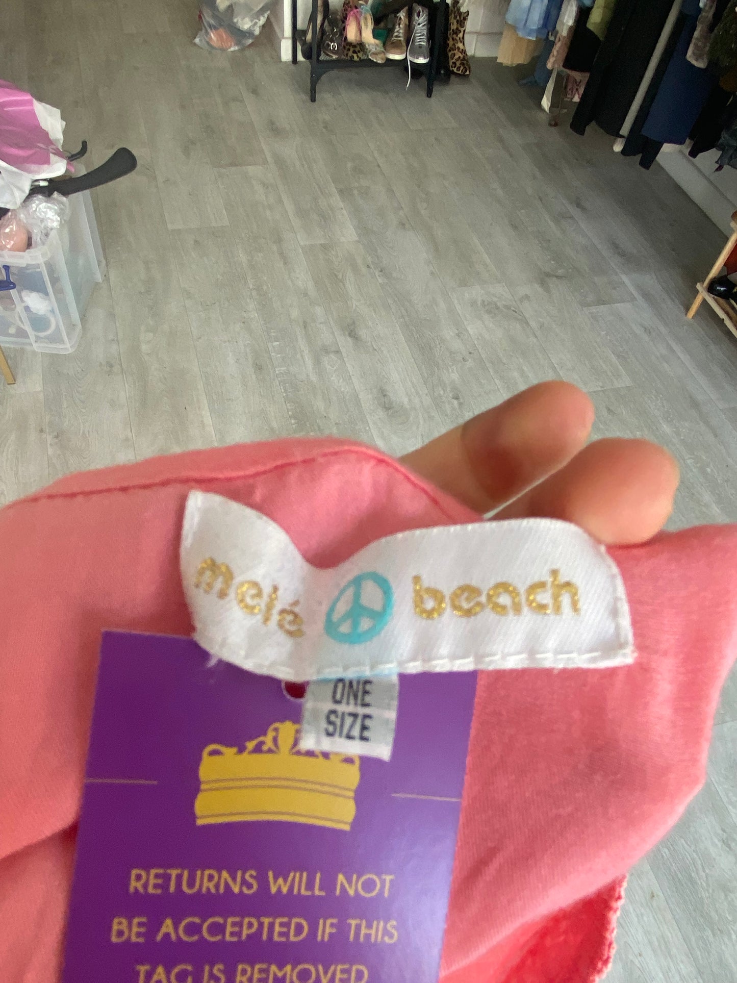 Mele Beach Ombré Kaftan Top One Size