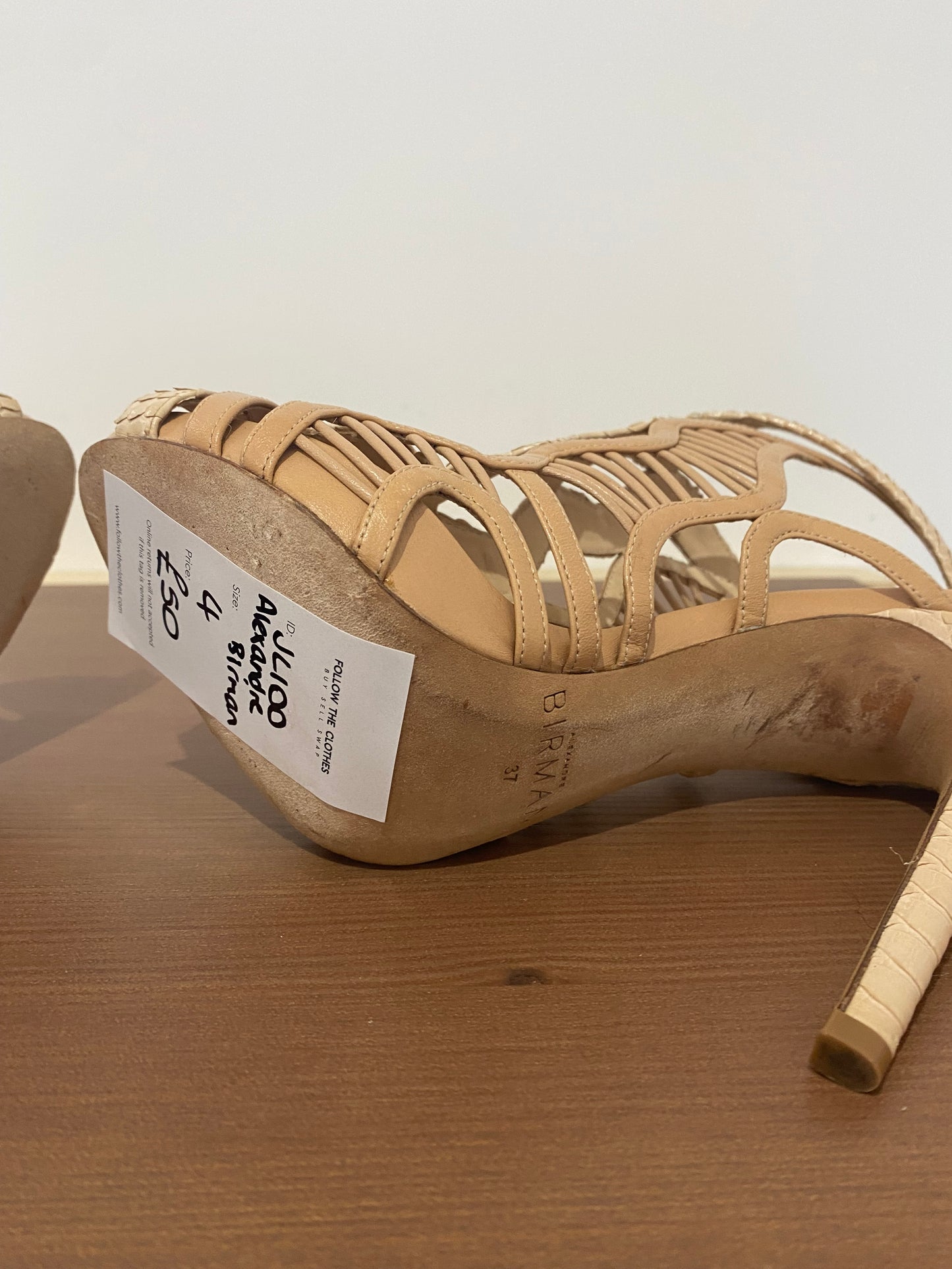 Alexandre Birman Leather Heels Size 4