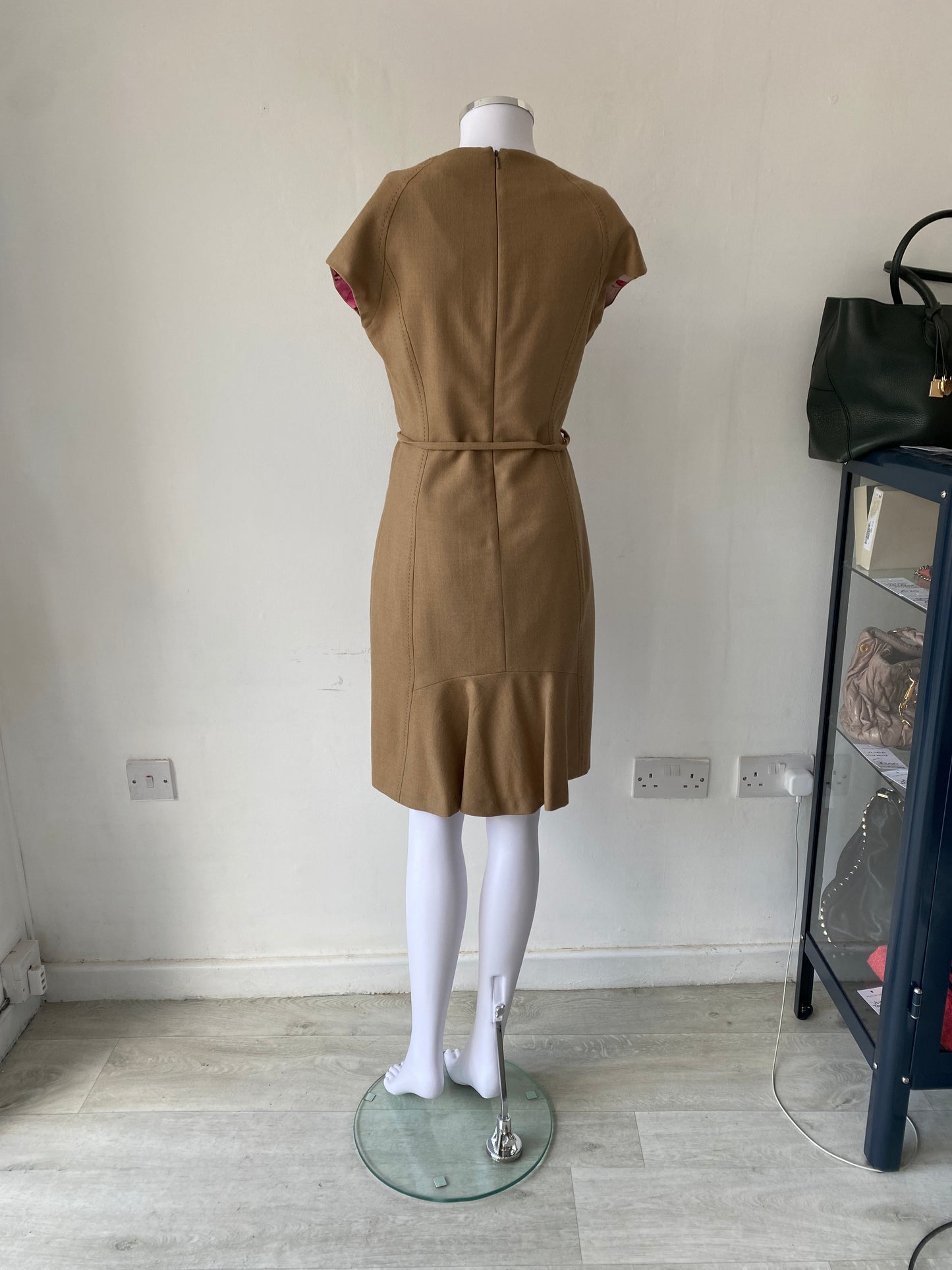 Ted Baker Wool Beige Dress Size 8