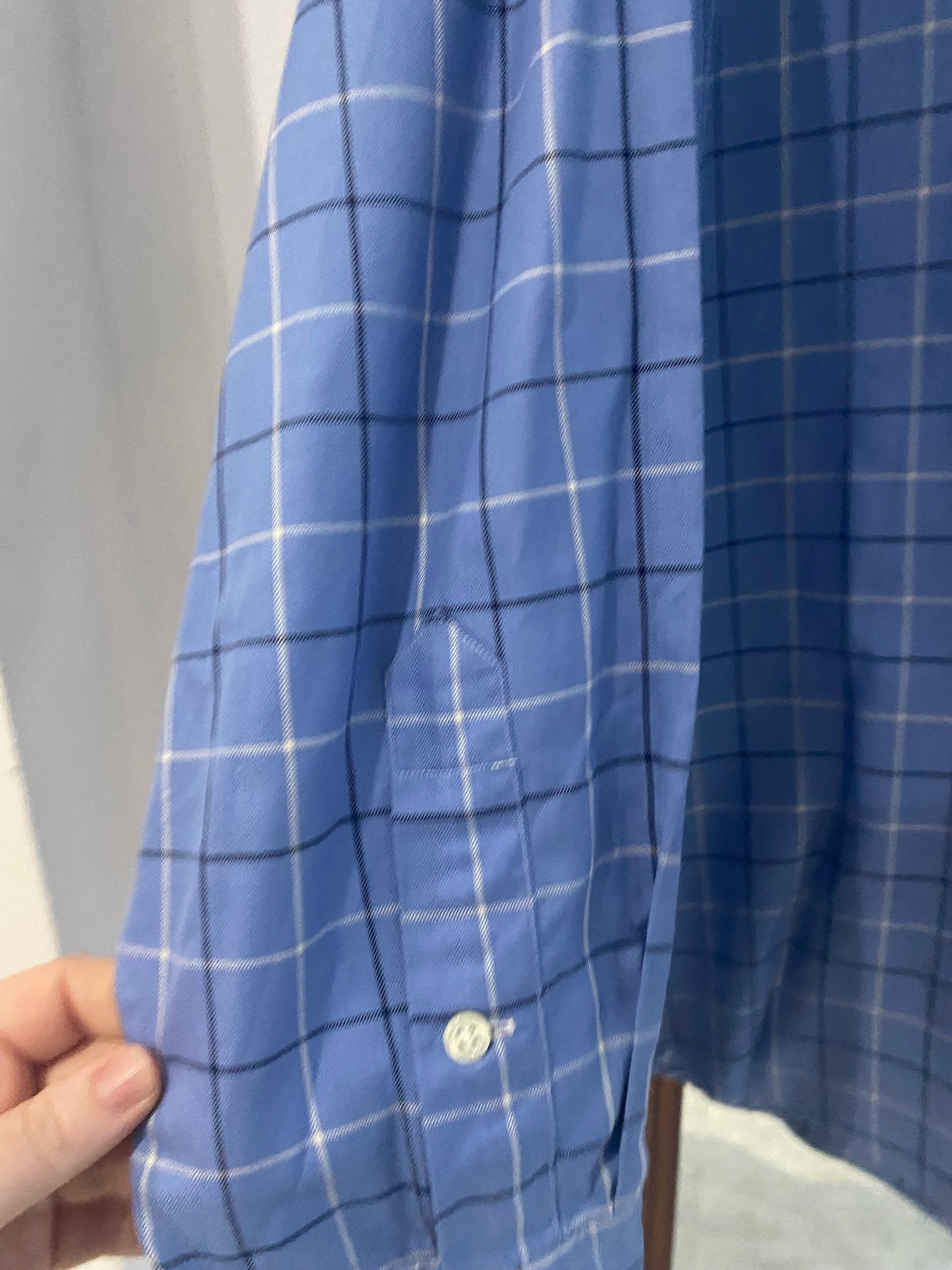 Polo Ralph Lauren Blue Checked Shirt Size XL
