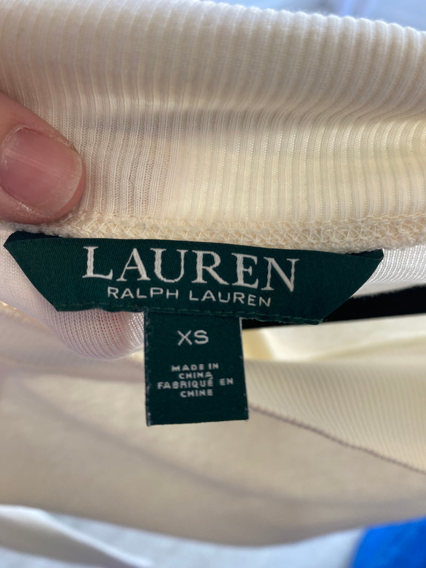 Ralph Lauren Cream Top Size 6-8