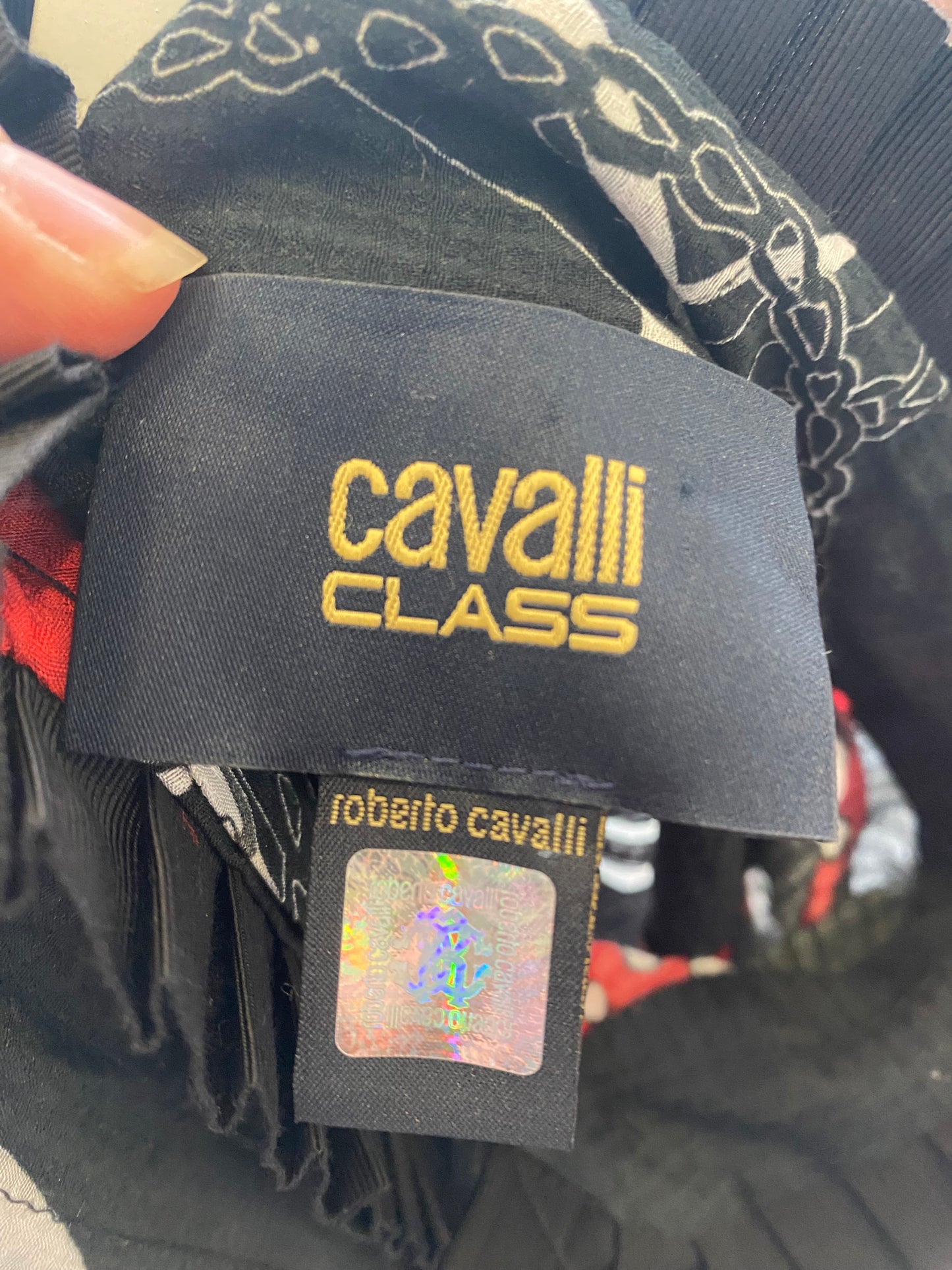 Cavalli Klass Printed Top Size 8