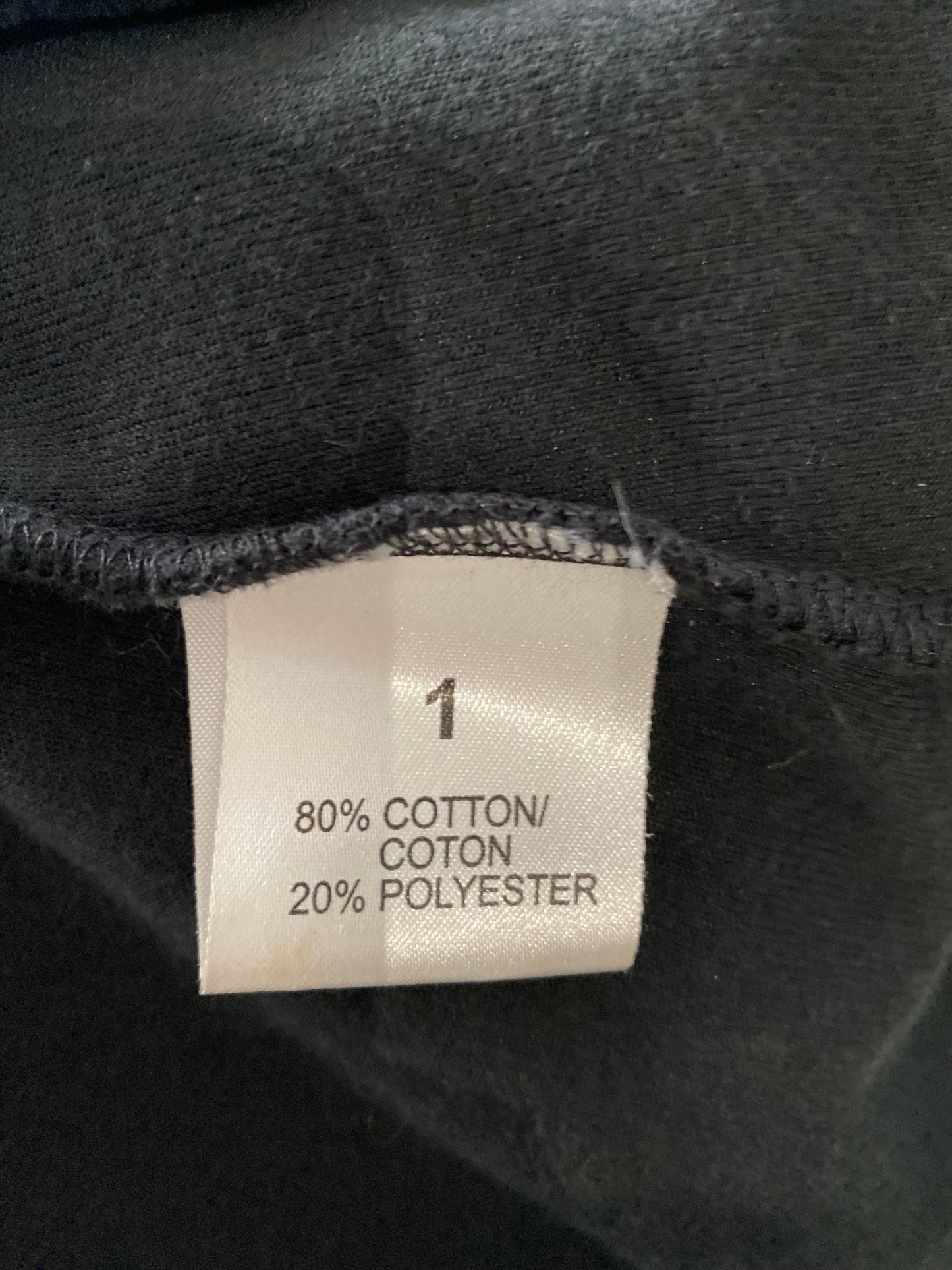 Naughty Black Velvet Coat Size 8