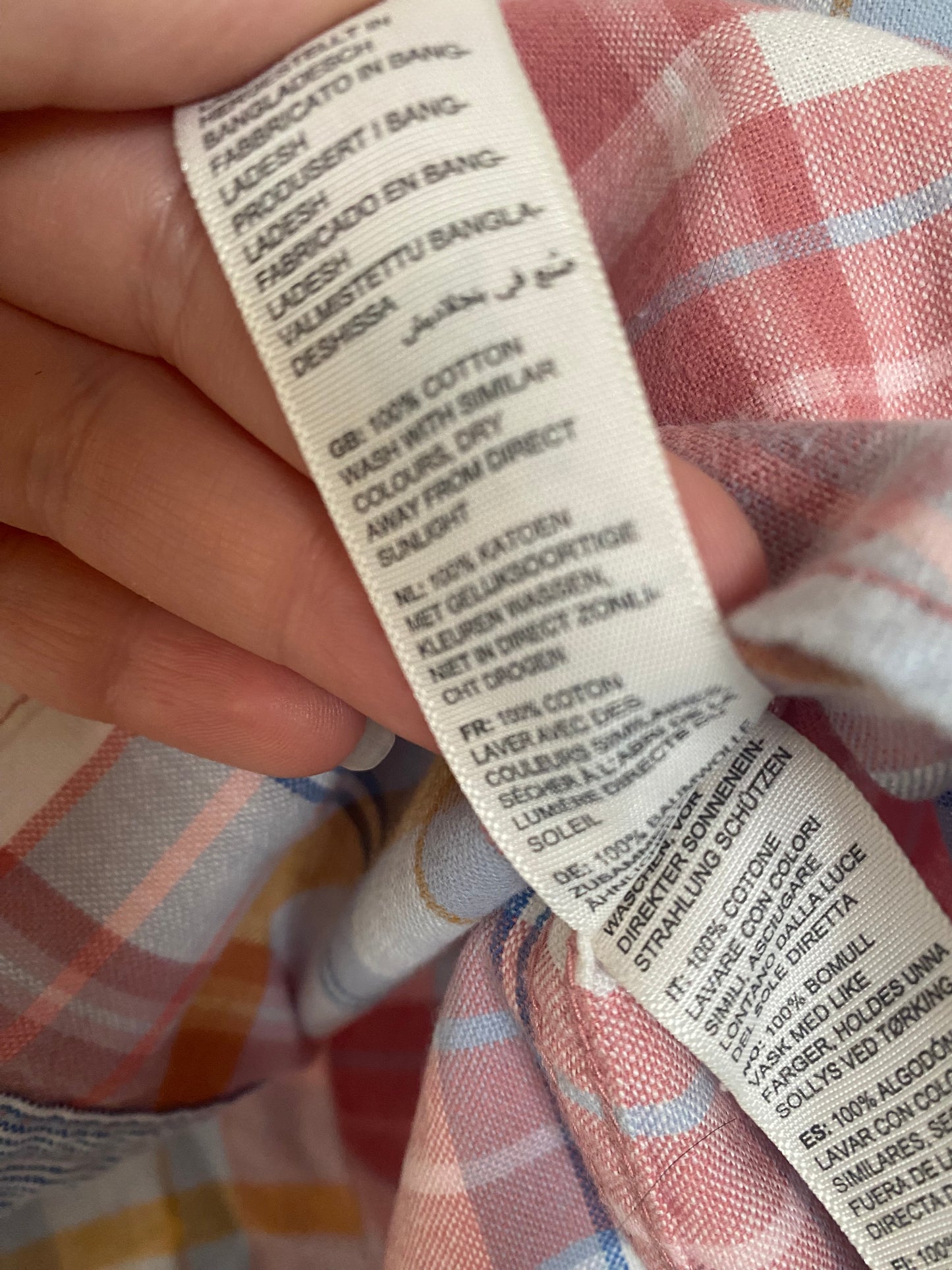 Fat Face Checked Shirt Size XL