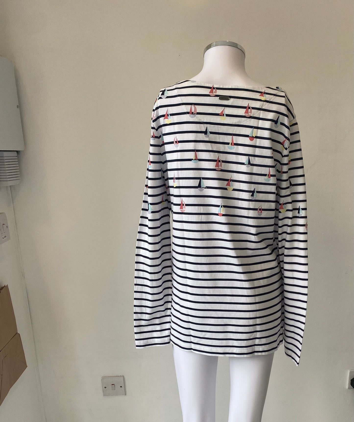 Barbour Striped Top with Boat Design Size 10-12