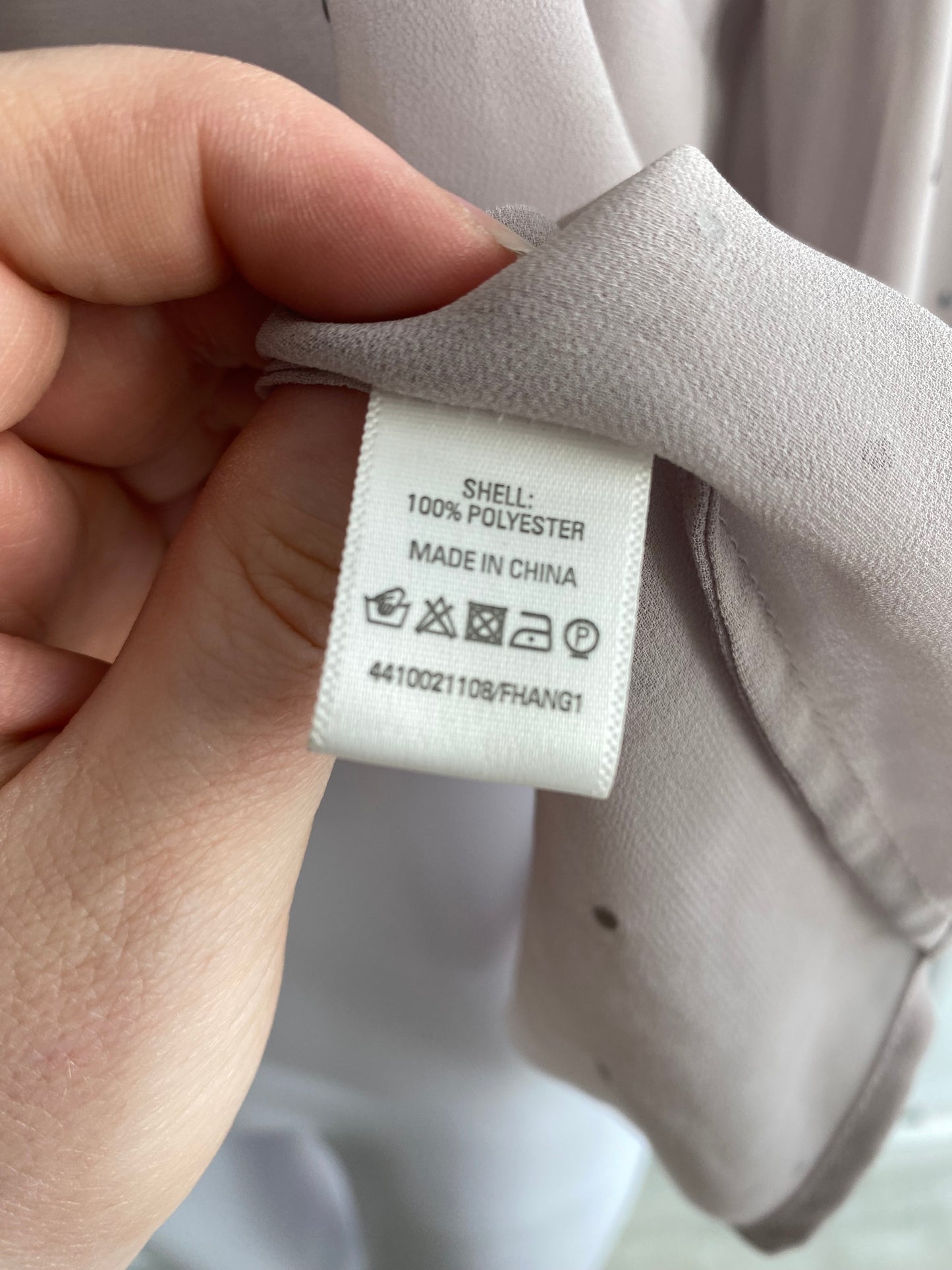 Sheer top with beading size 8-10