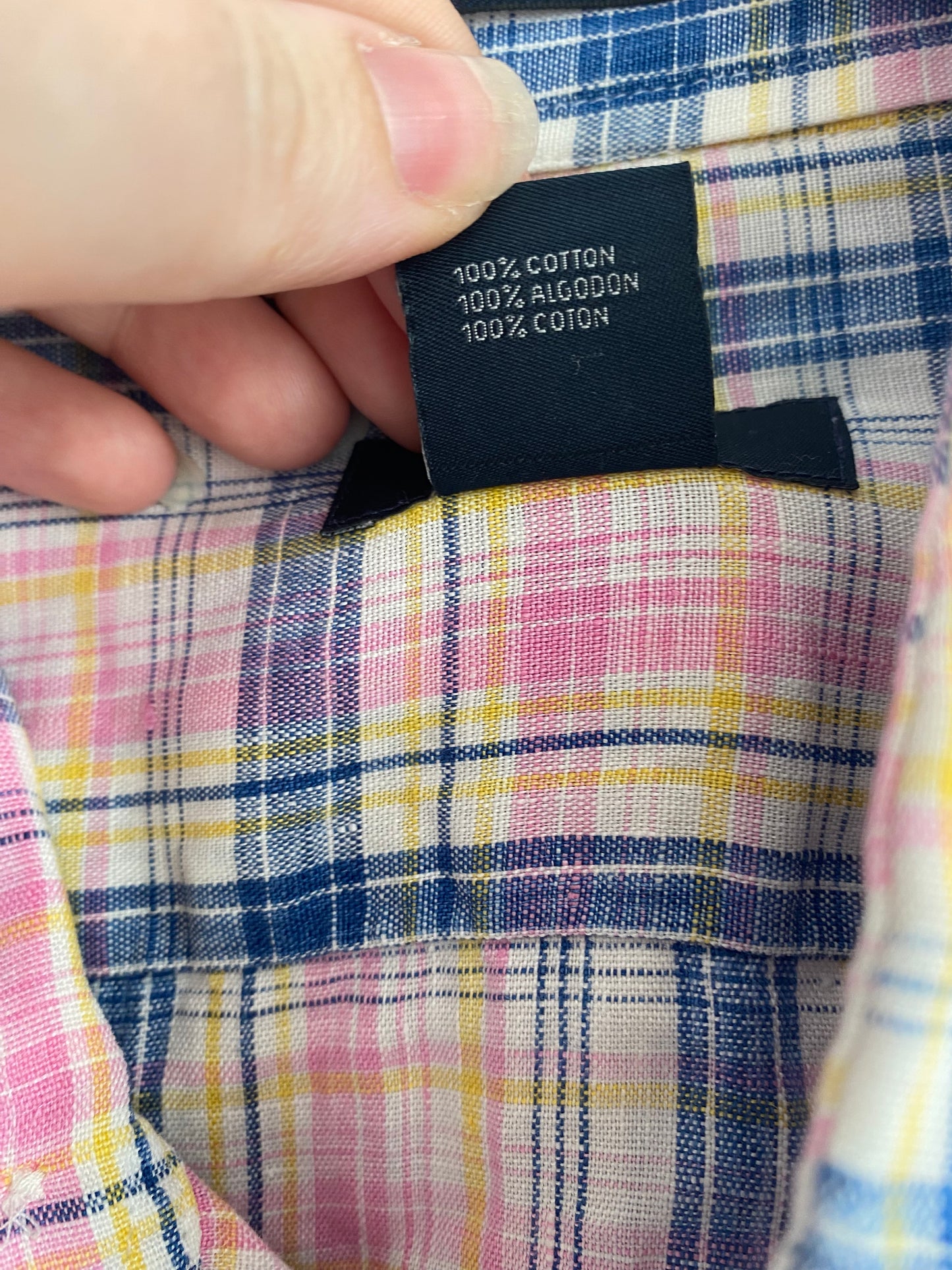 Gant checked shirt size XXL