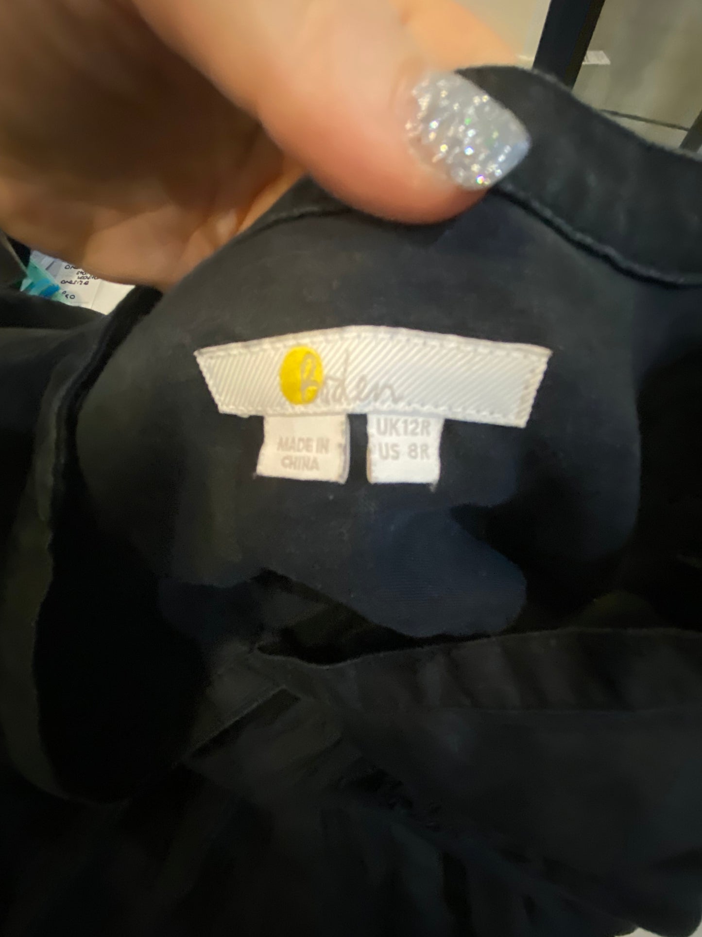 Boden Slate Grey Linen Dress Size 12 R