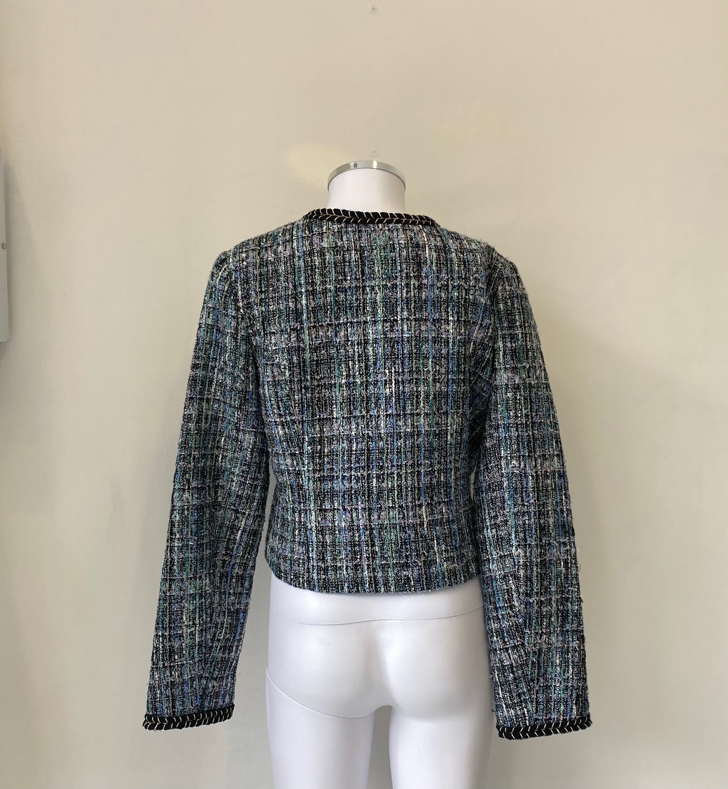 Vita Grace Tweed Cropped Jacket Size 10