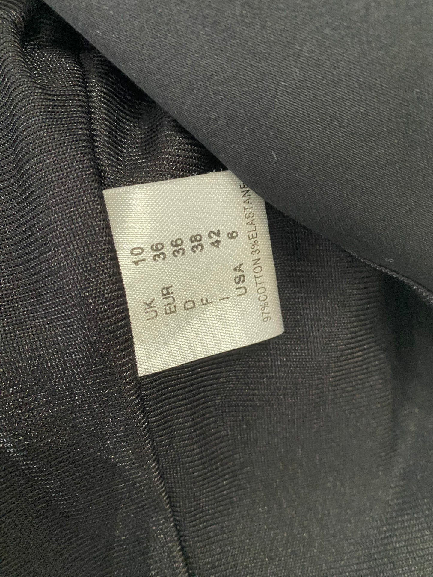 Gina Bacconi Black Cropped Jacket Size 10