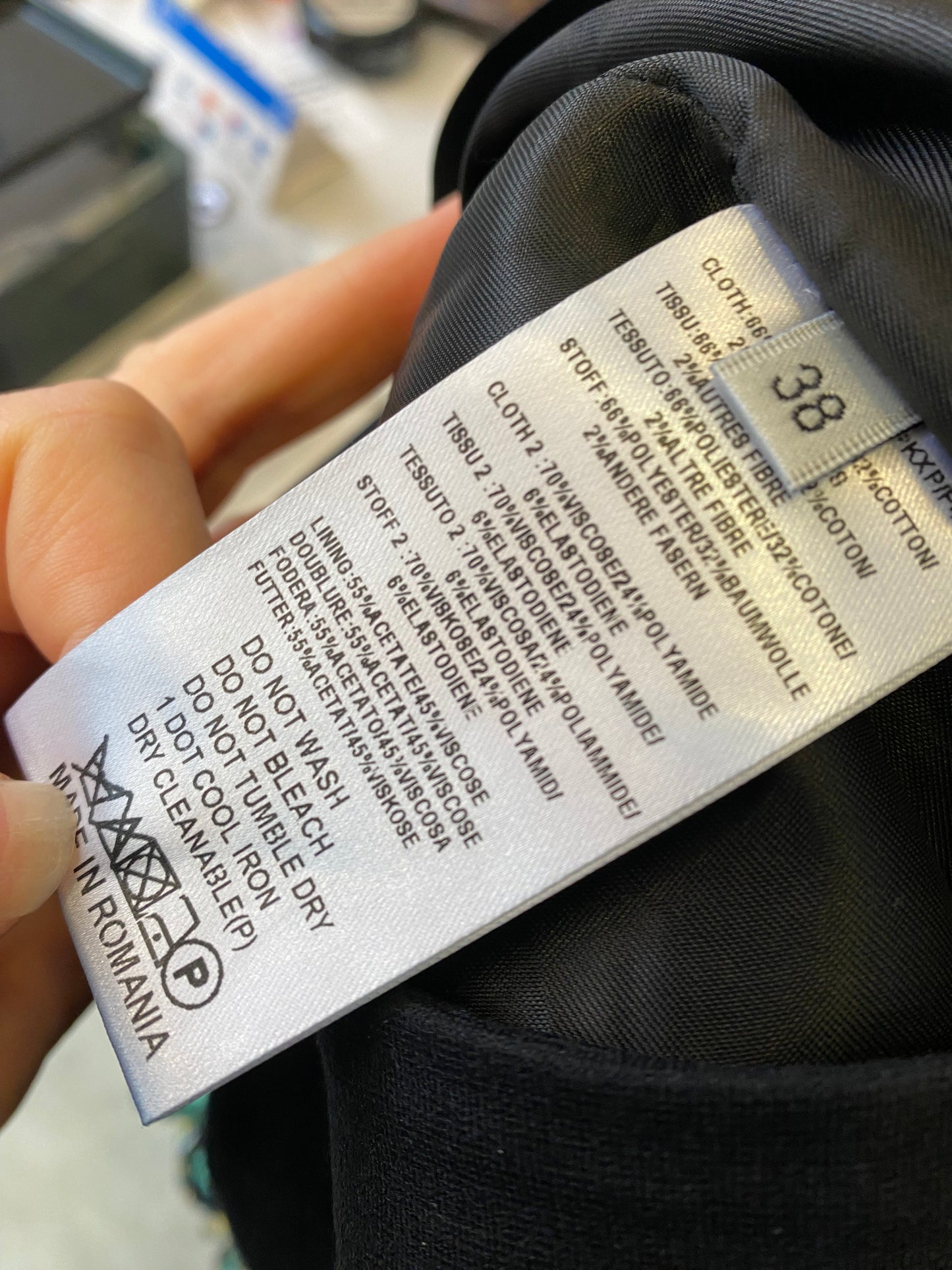 Paul Smith Black and Tweed Dress Size 6