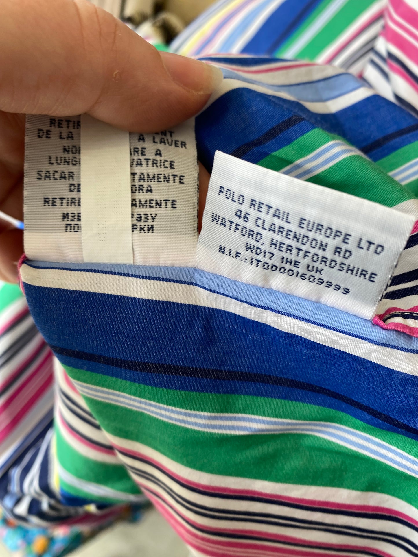 Polo Ralph Lauren Striped Shirt Size XL