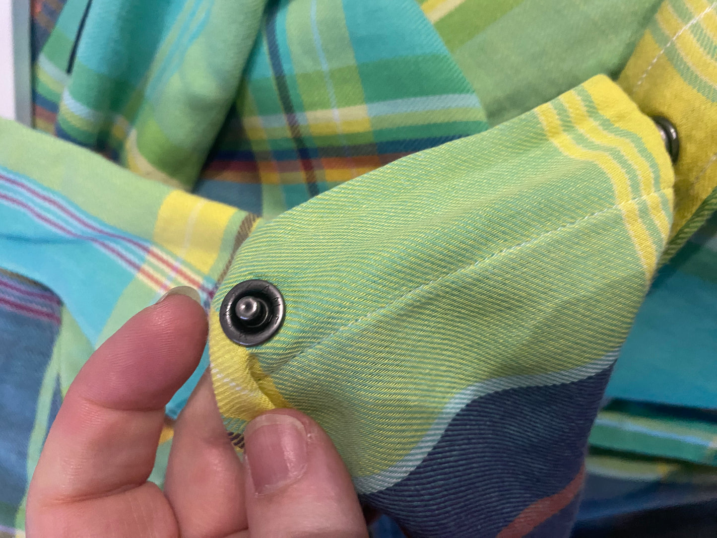 Polo Ralph Lauren Green Checked Shirt Size XL