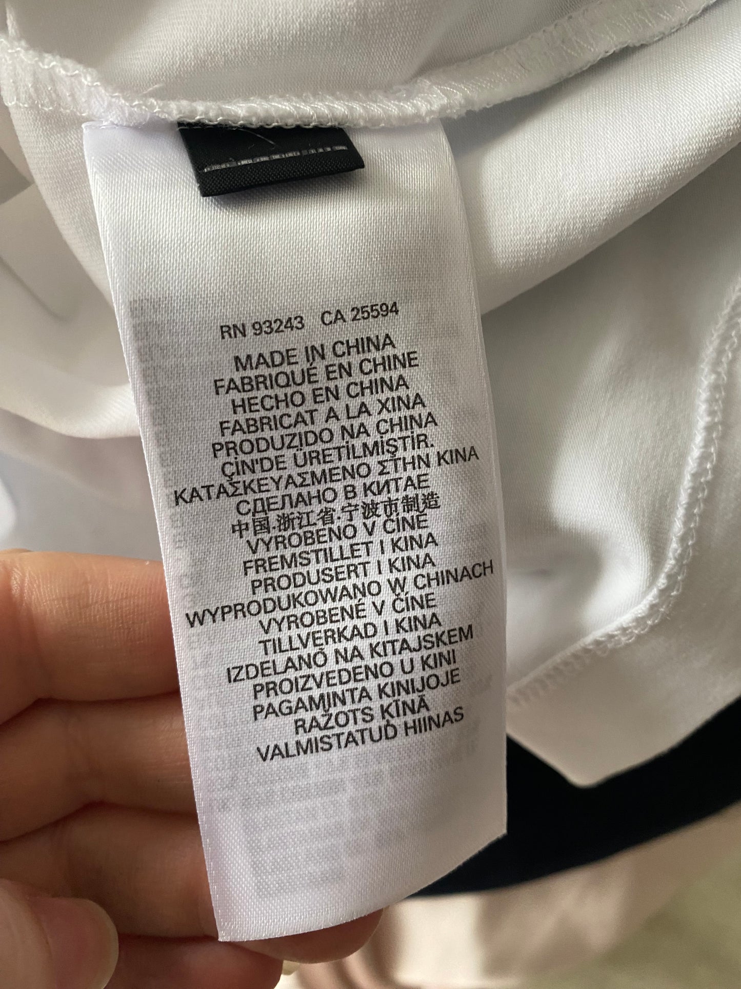 Diesel white tshirt size 8