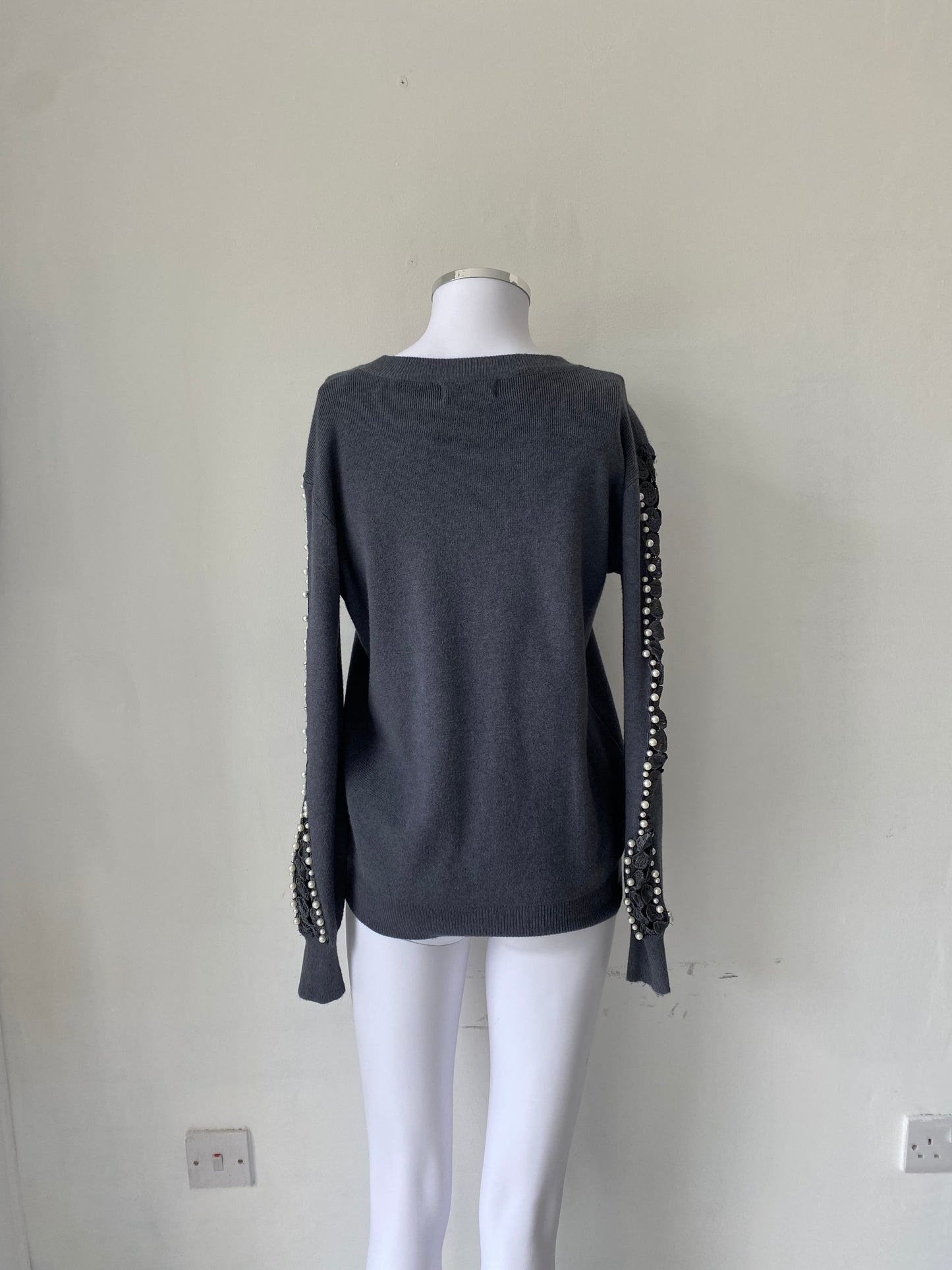 Laetita Mem Grey Jumper Size 8-10