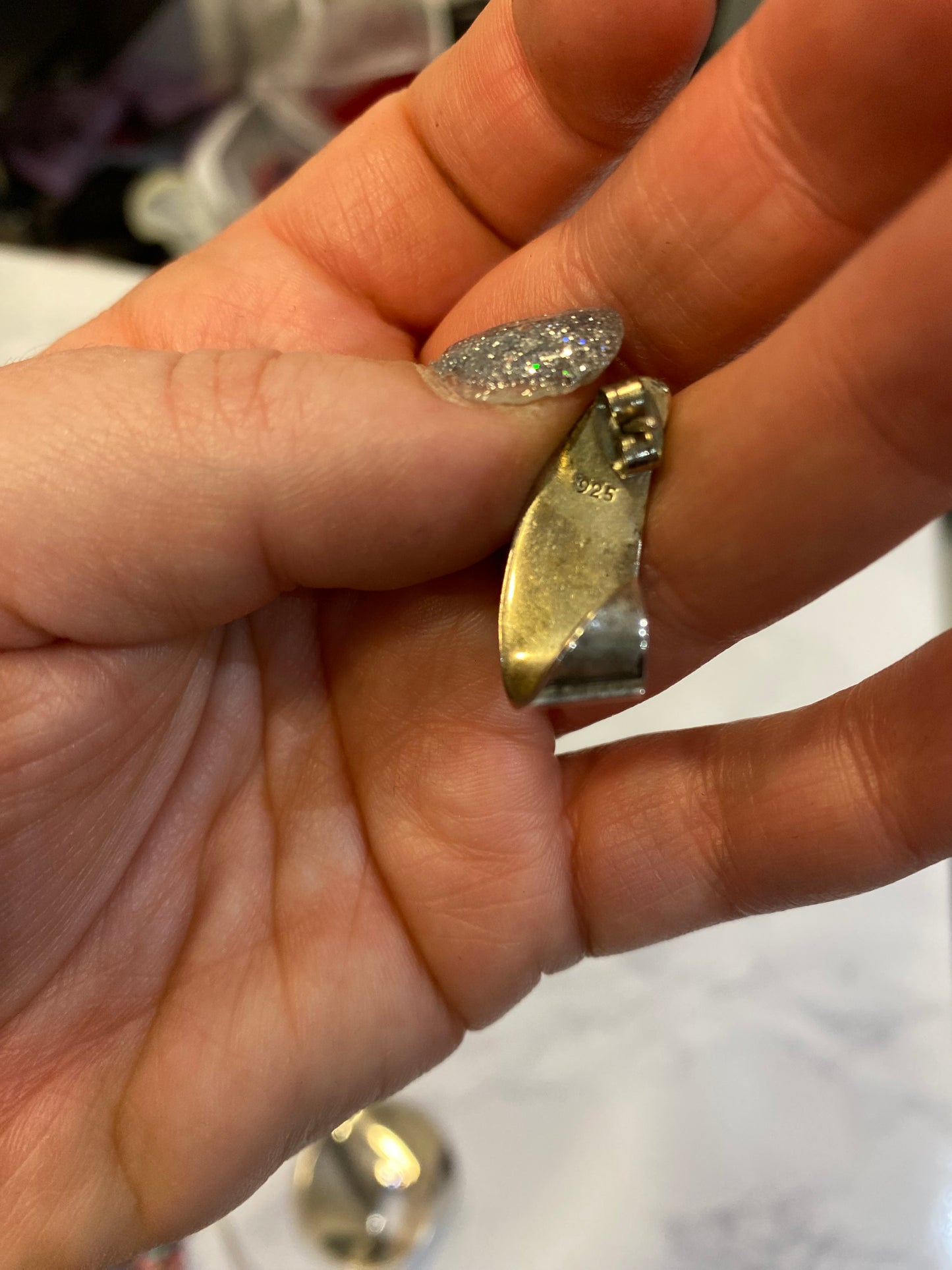 Sterling Silver Wave Earrings