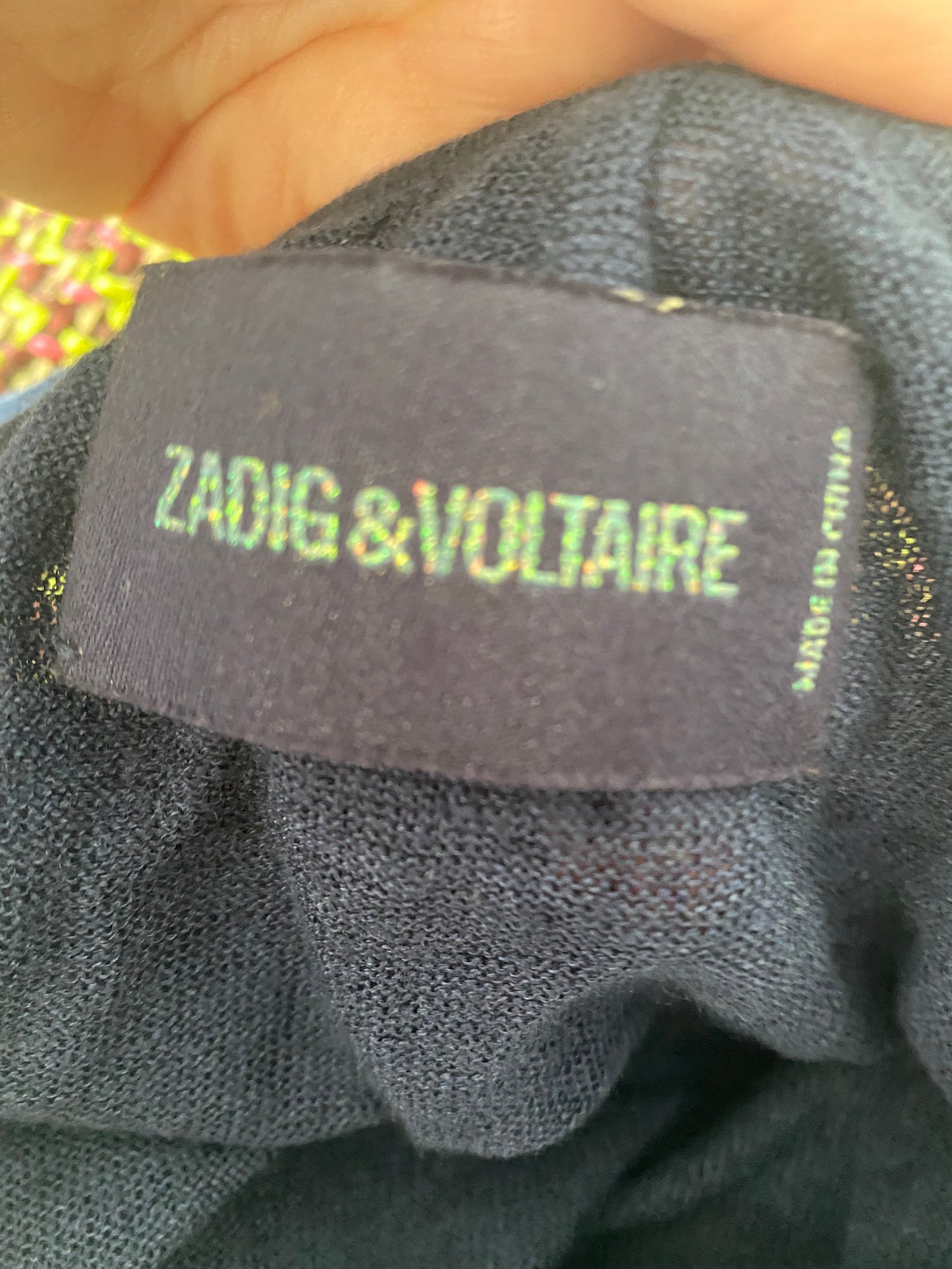 Zadig and Voltaire navy top 8-10