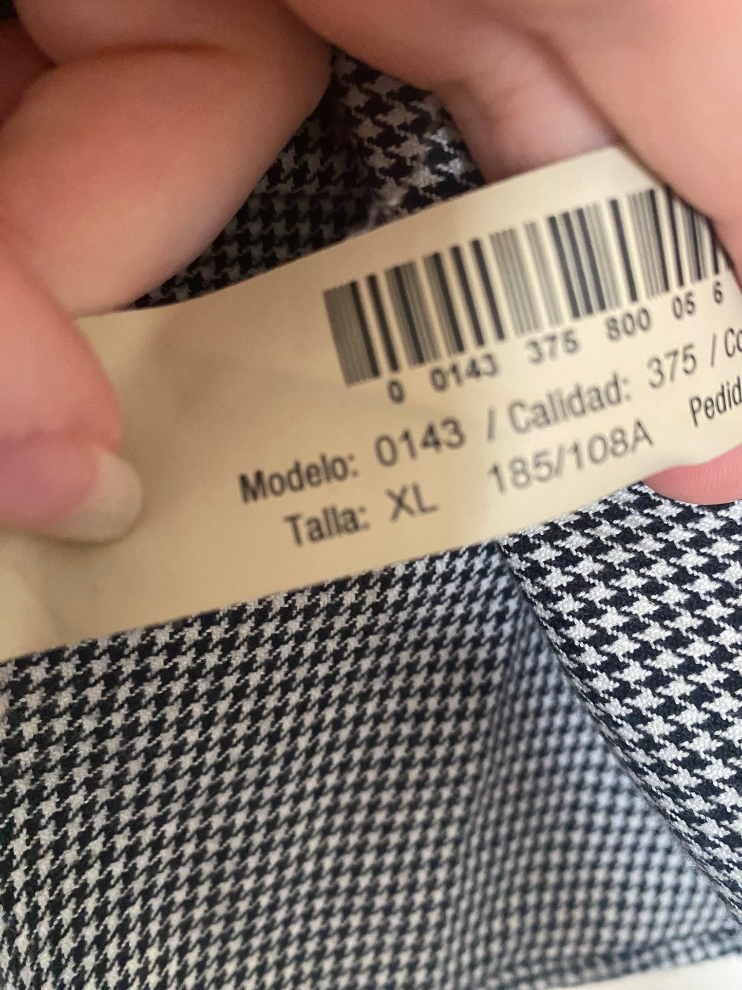 Massimo Dutti Houndstooth Check Shirt Size XL