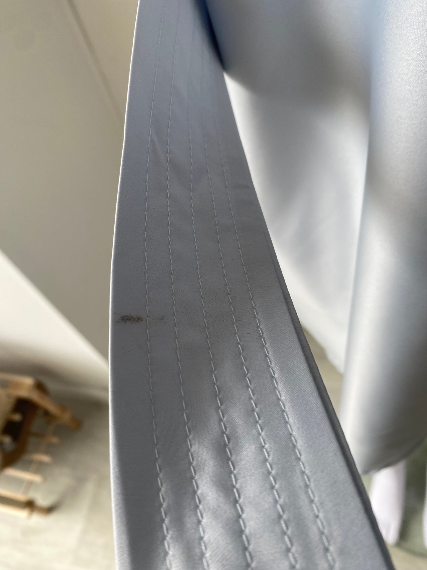 Glam maker Ice Blue Silk Feel Dress Size 10-12