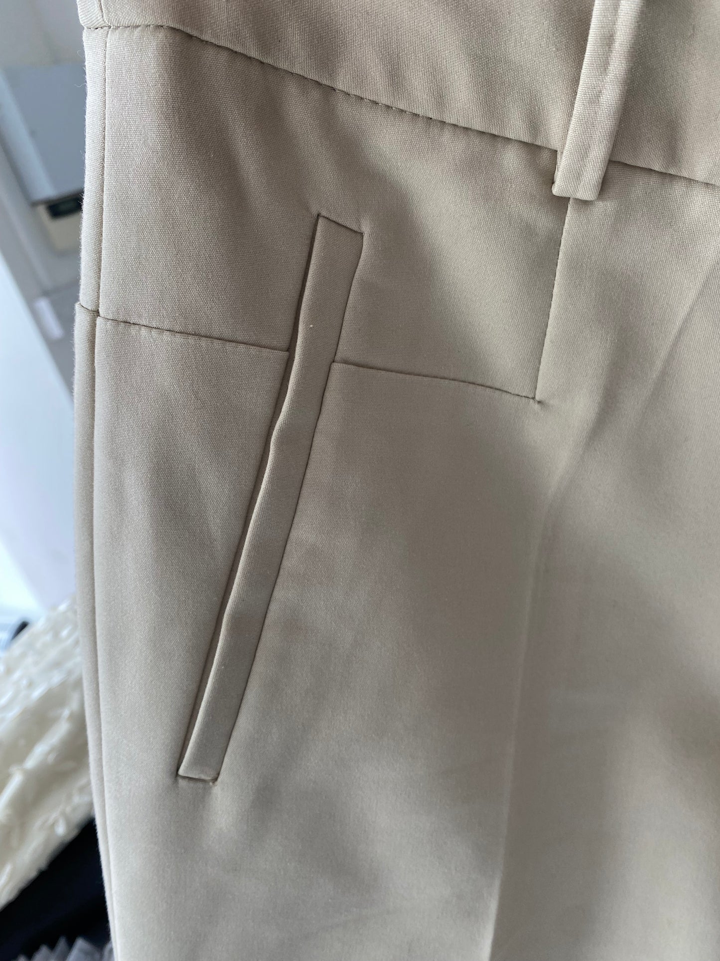 Zara Beige Trouser Suit Size 10