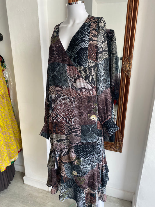Studio by Preen snake print dress size 12-14