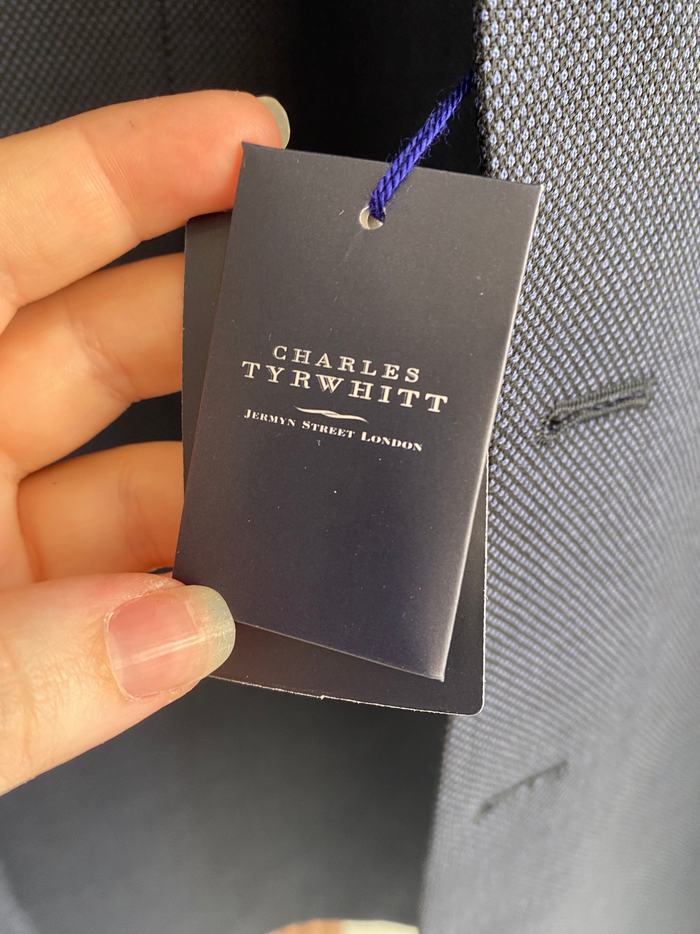 Charles Tyrwhitt Blue Suit Size XL