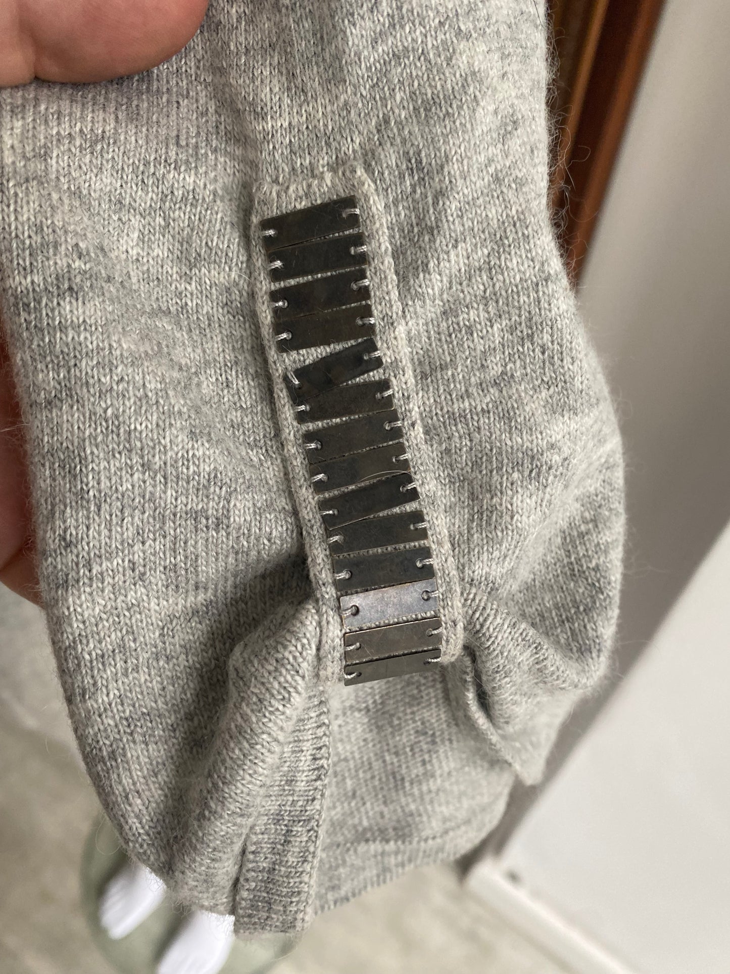 Mint Velvet grey knitted dress size 8-10