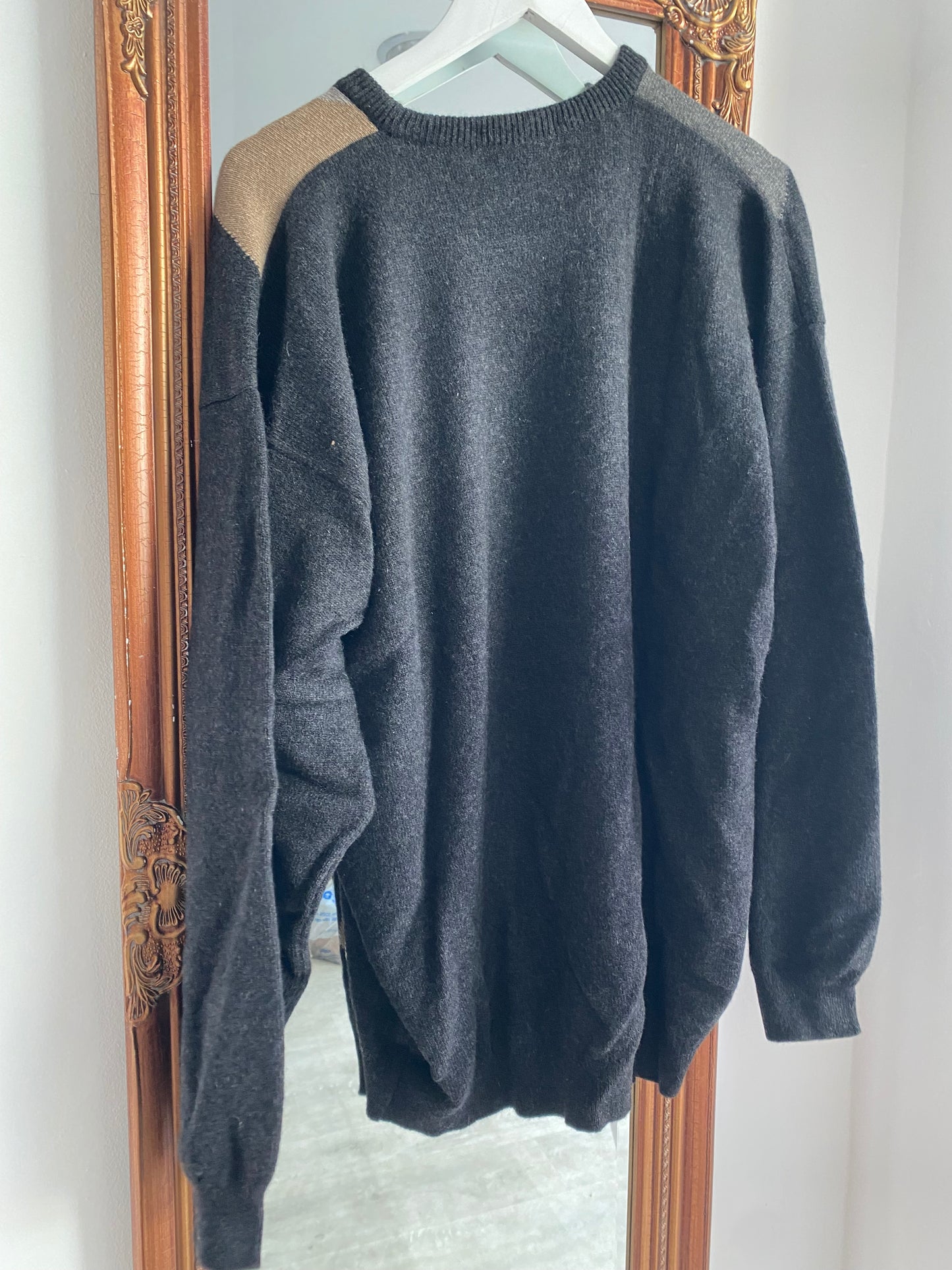 Marks and Spencer Argyle Cashmere Jumper Size XL
