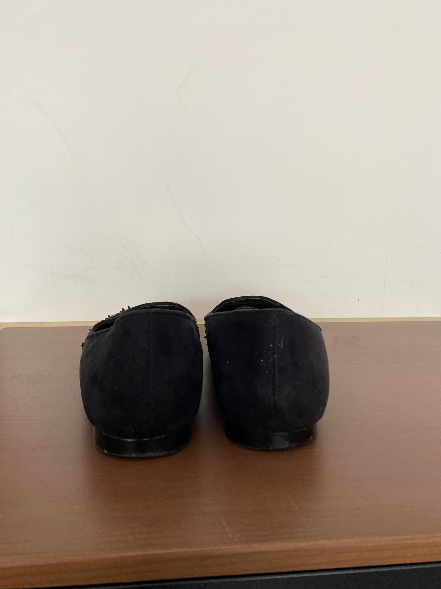 Carvela Black Studded Flat Pumps Size 6