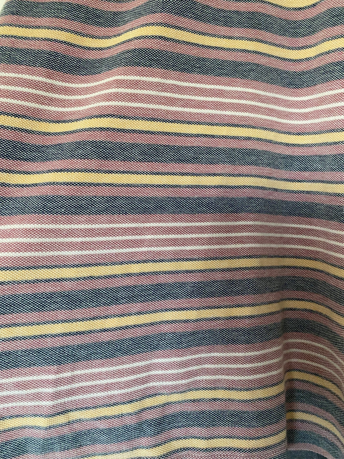 Fat Face Striped Polo Shirt Size Large