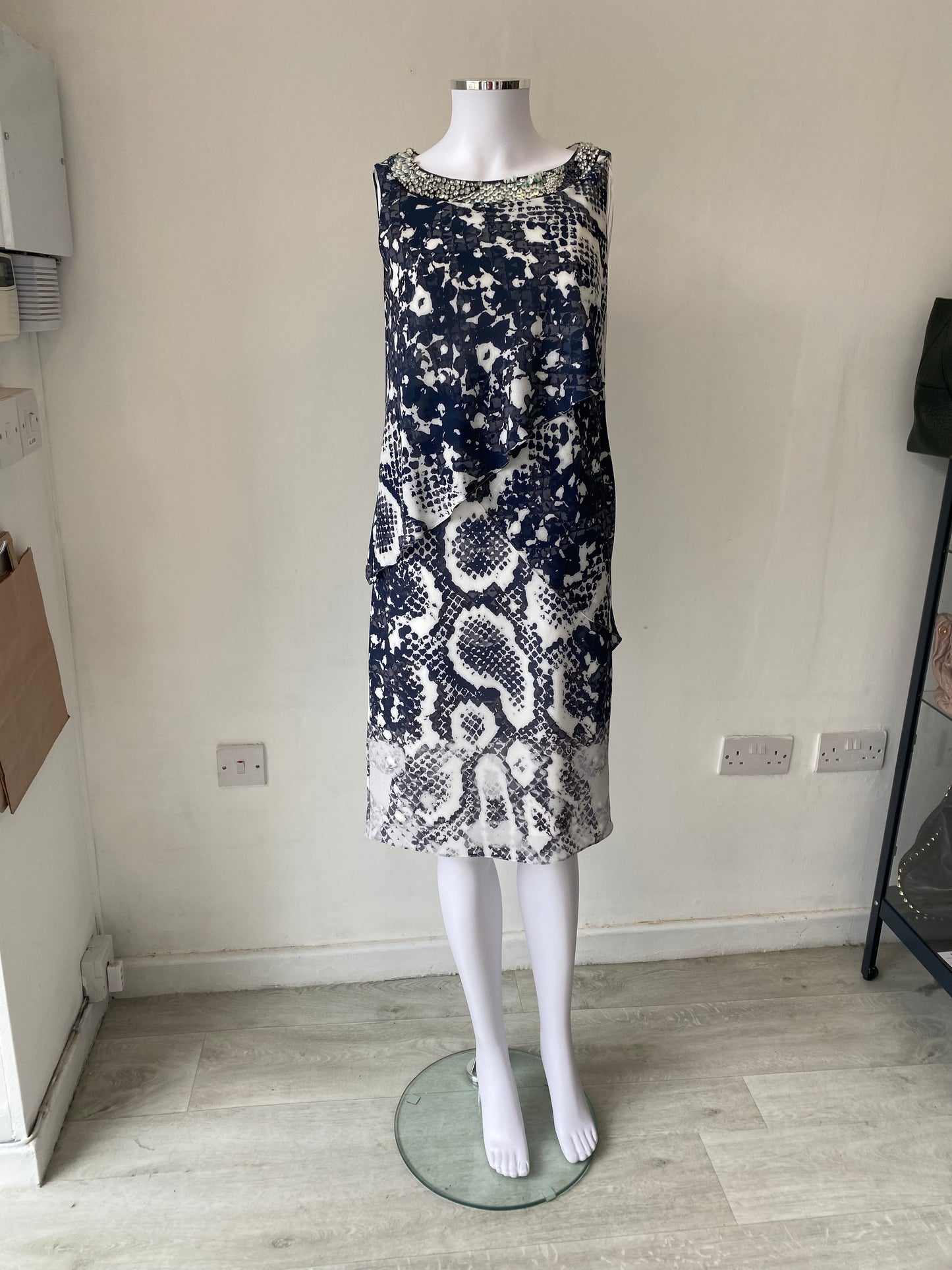 Fenn Wright Manson Printed Dress Size 8