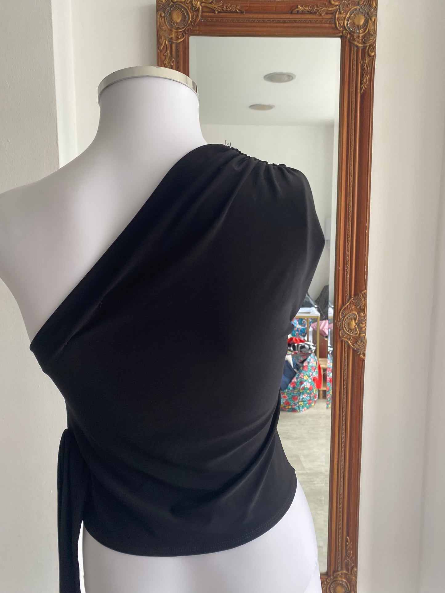 Zara black top size 8