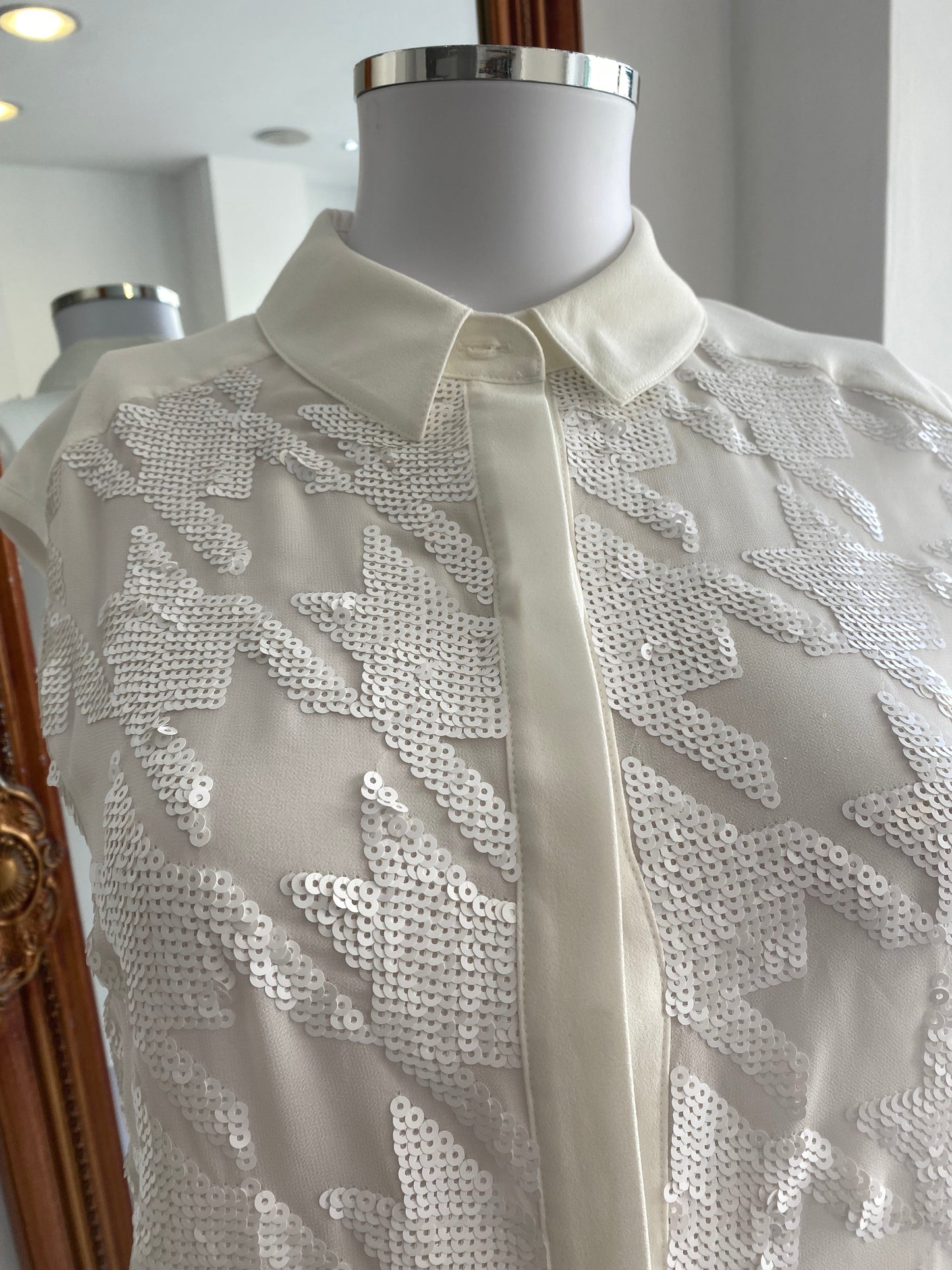 Ted Baker sequin blouse size 8