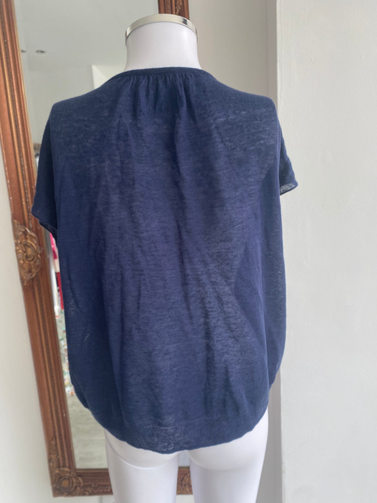 Zadig and Voltaire navy top 8-10