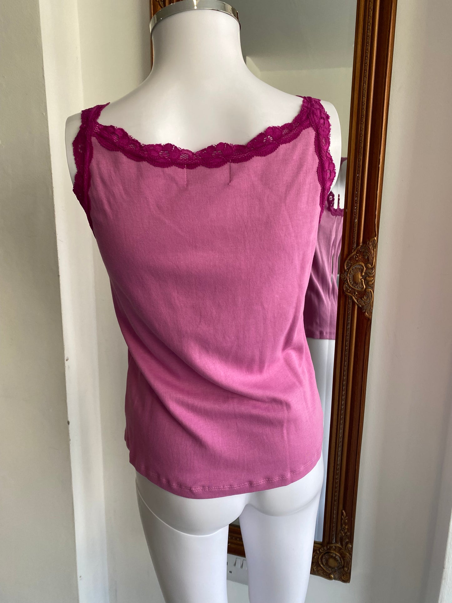 Avoca Anthology pink vest top size 12